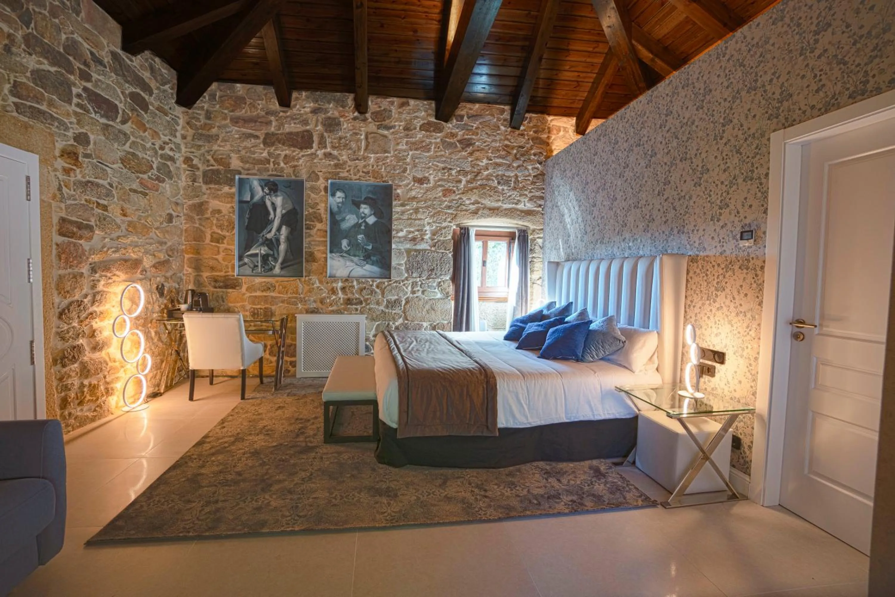 Bed in Hotel As Torres da Hermida