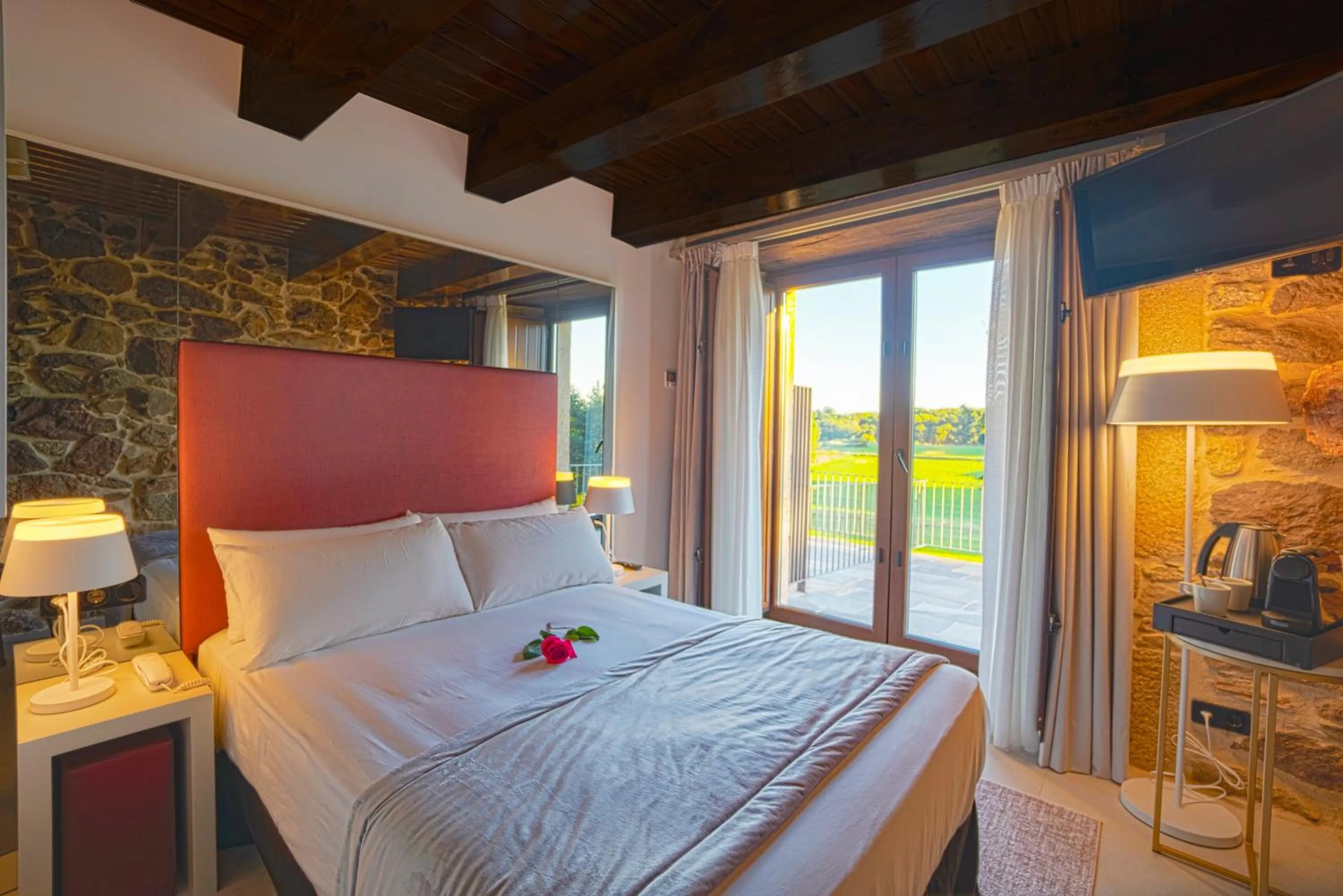 Bed in Hotel As Torres da Hermida