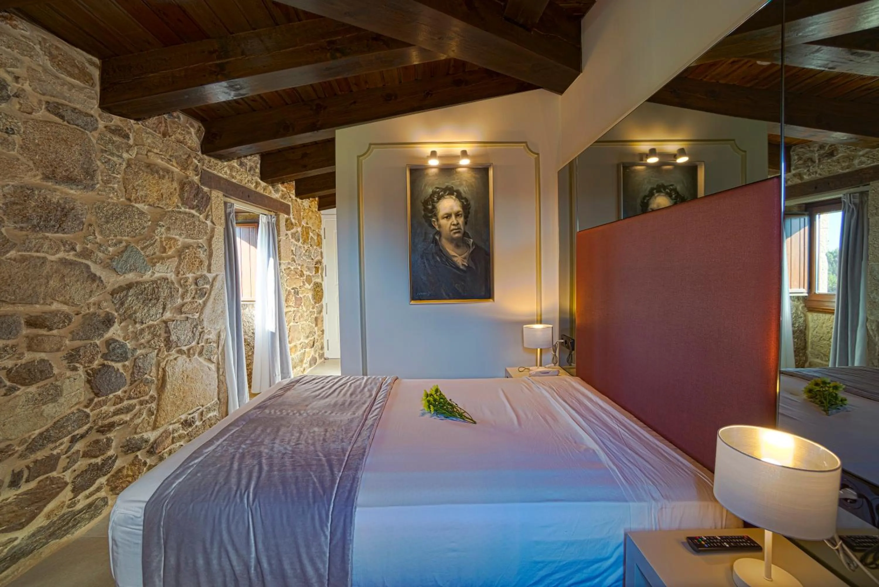 Bed in Hotel As Torres da Hermida