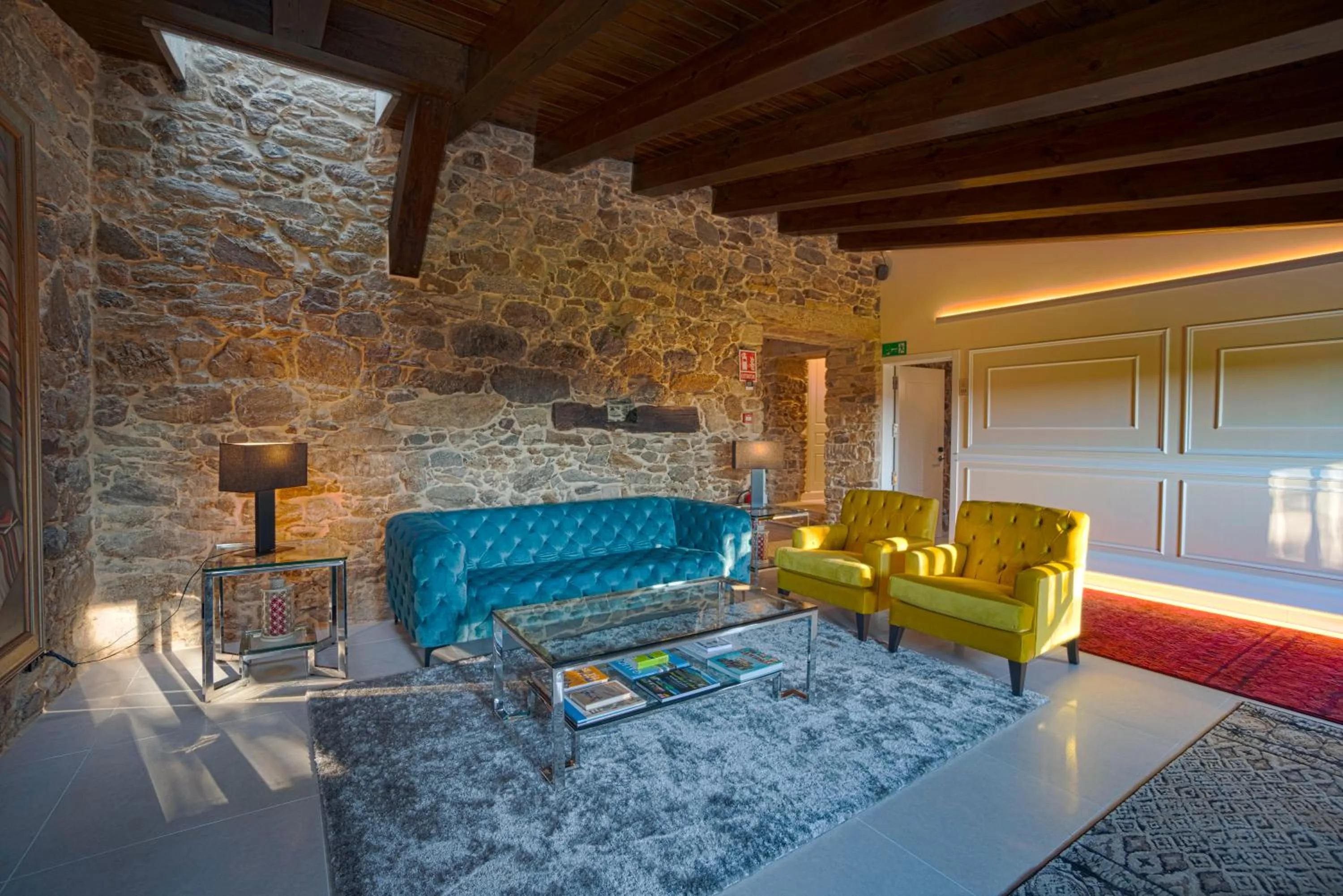 Living room in Hotel As Torres da Hermida