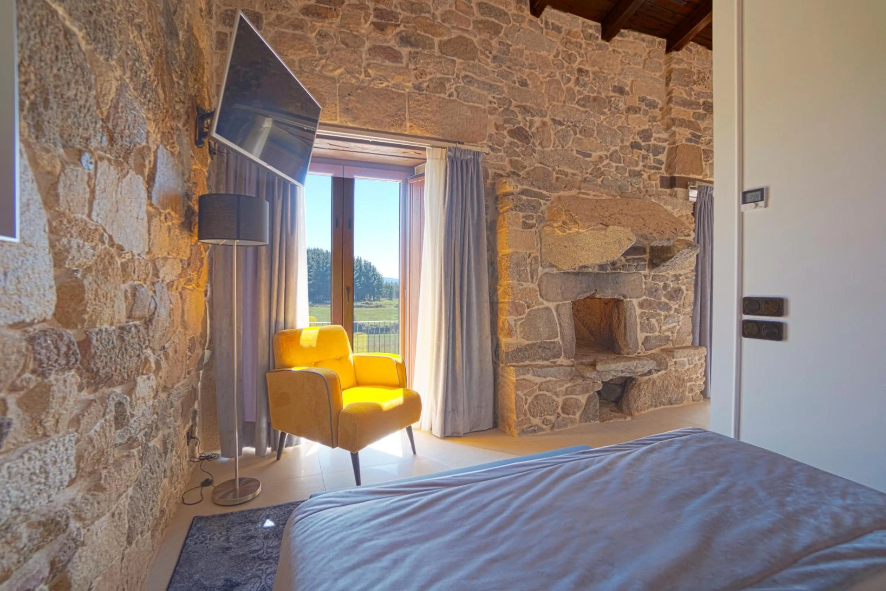 Bed in Hotel As Torres da Hermida