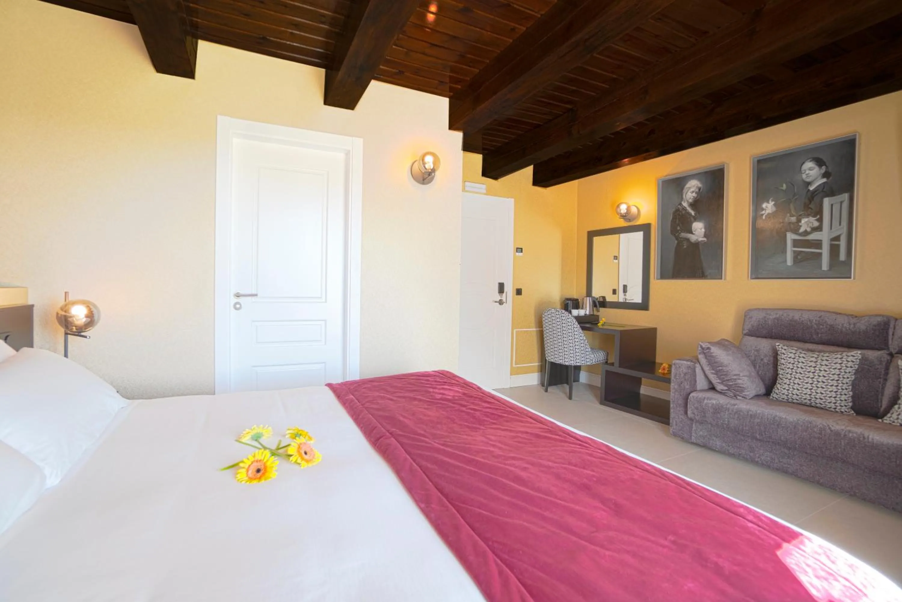 Bed in Hotel As Torres da Hermida