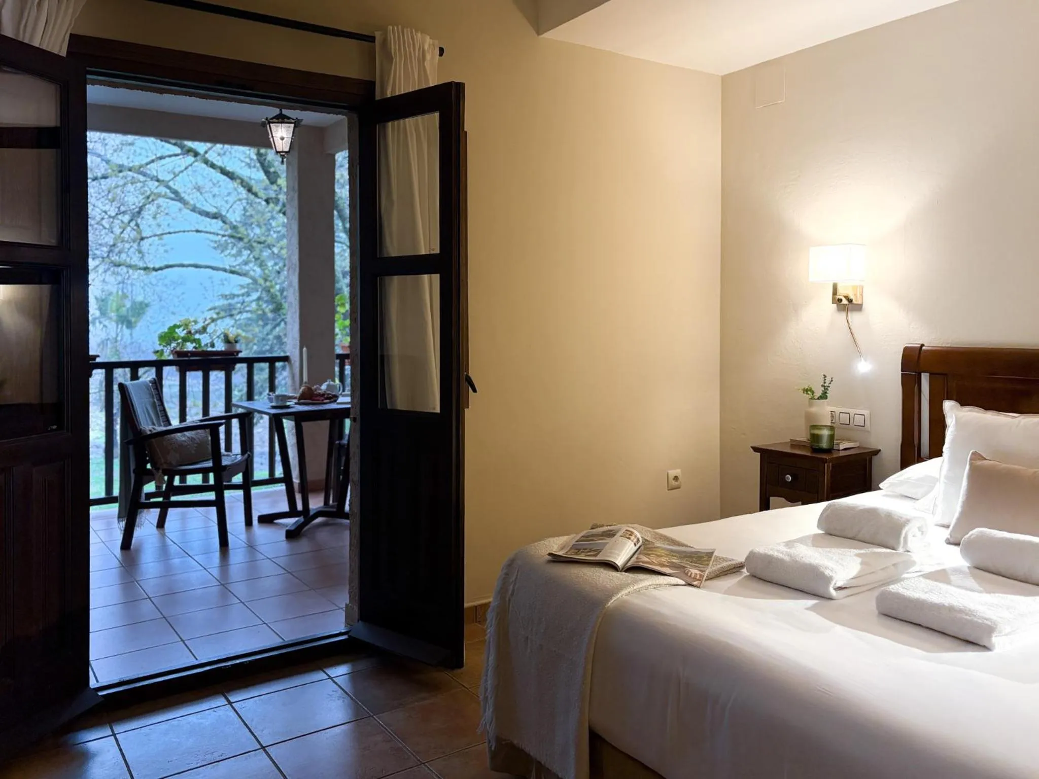 Bed in Hotel Rural Xerete