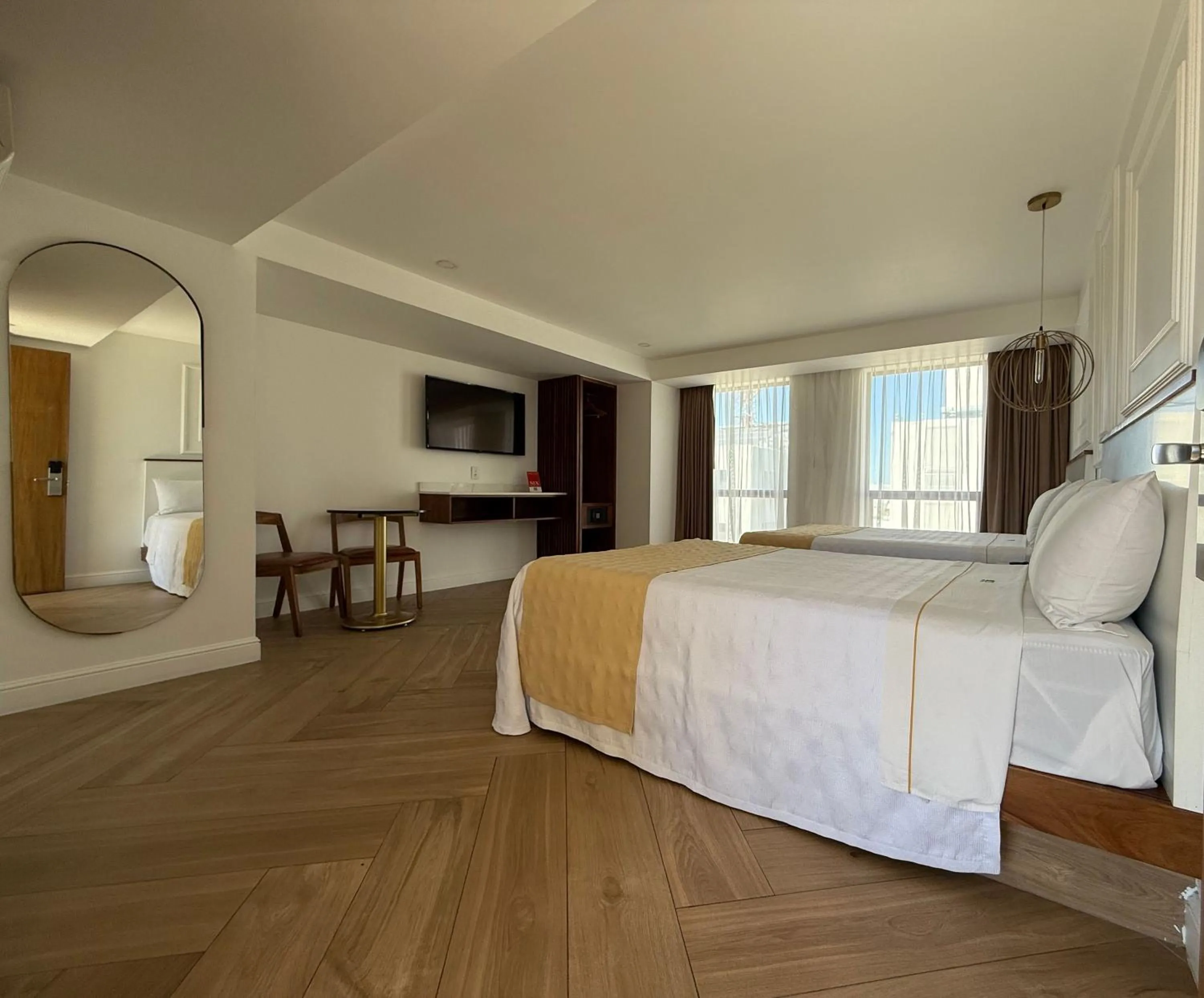 Bed in Six Hotel Guadalajara Degollado