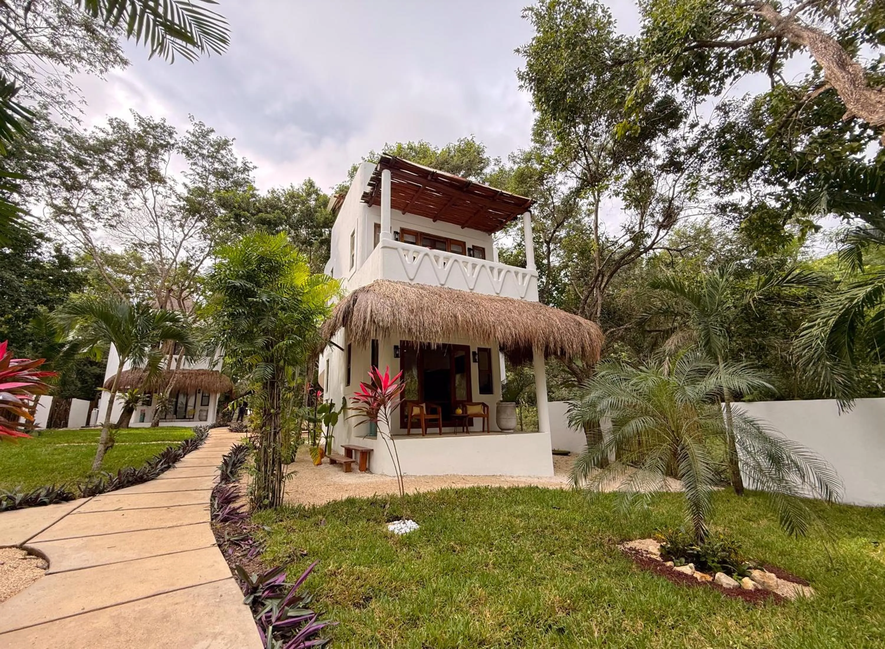 Property building in Mikasa Bacalar Hotel Boutique, Lagoon Front