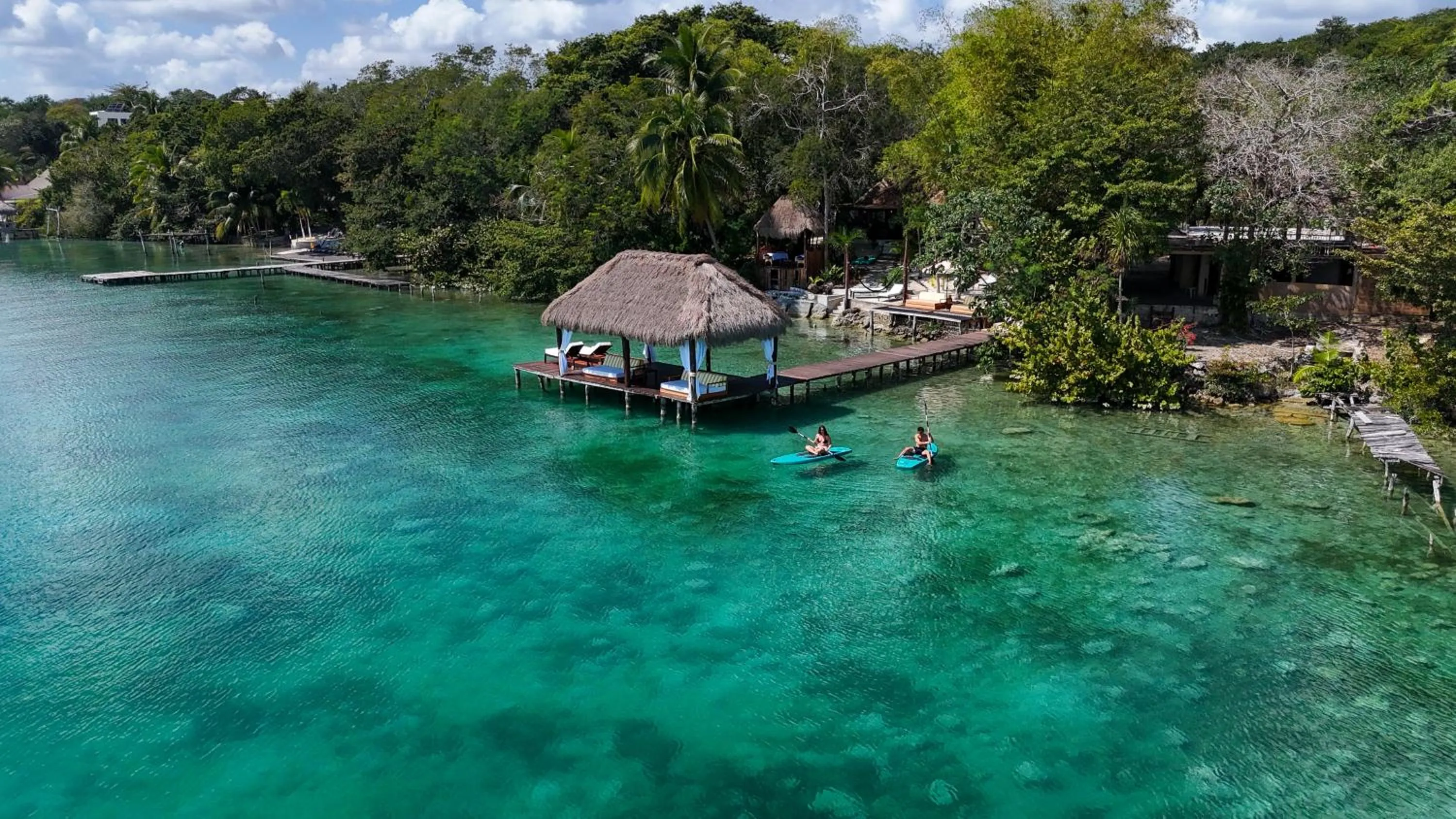Lake view in Mikasa Bacalar Hotel Boutique, Lagoon Front