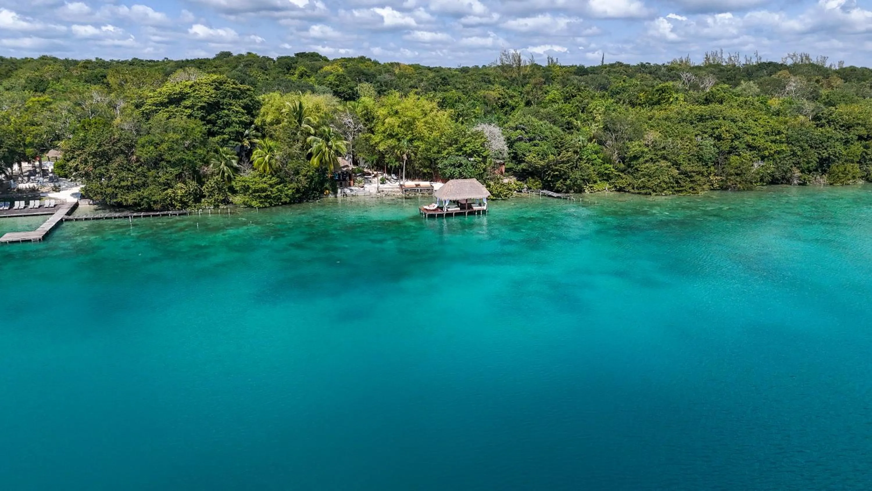 Lake view in Mikasa Bacalar Hotel Boutique, Lagoon Front