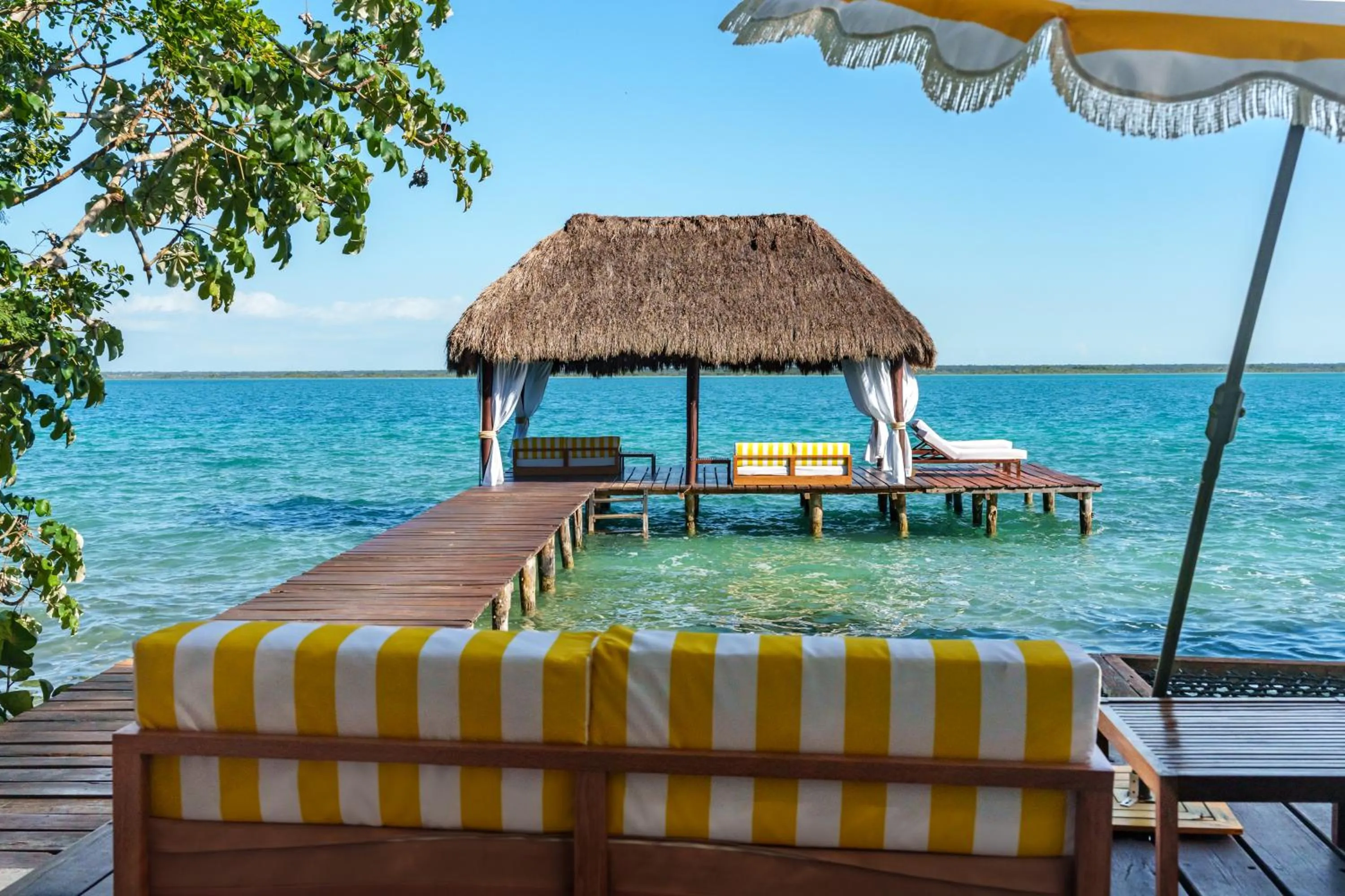 Lake view in Mikasa Bacalar Hotel Boutique, Lagoon Front