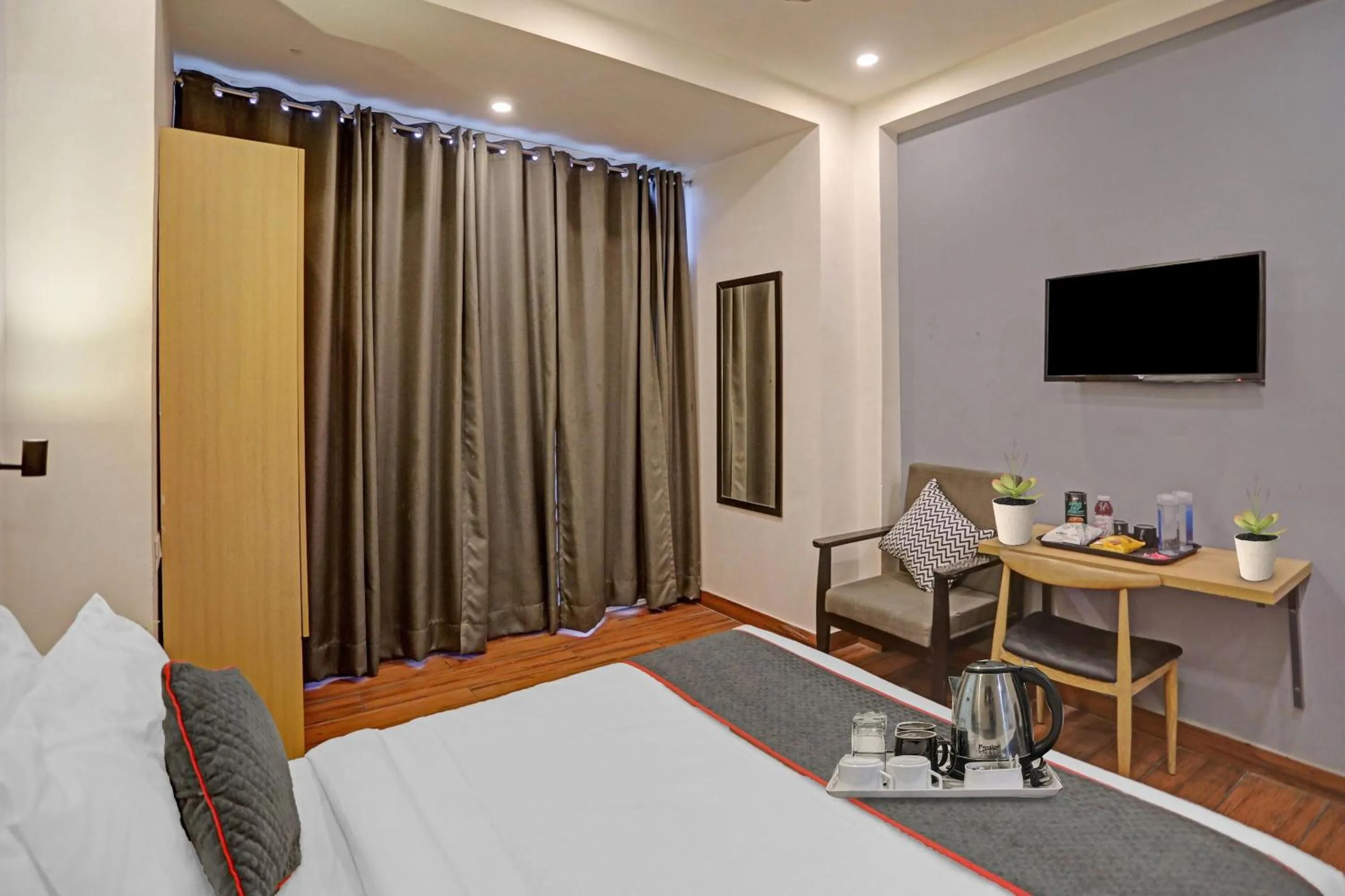 Bedroom, Bed in Townhouse 587 Sector 19