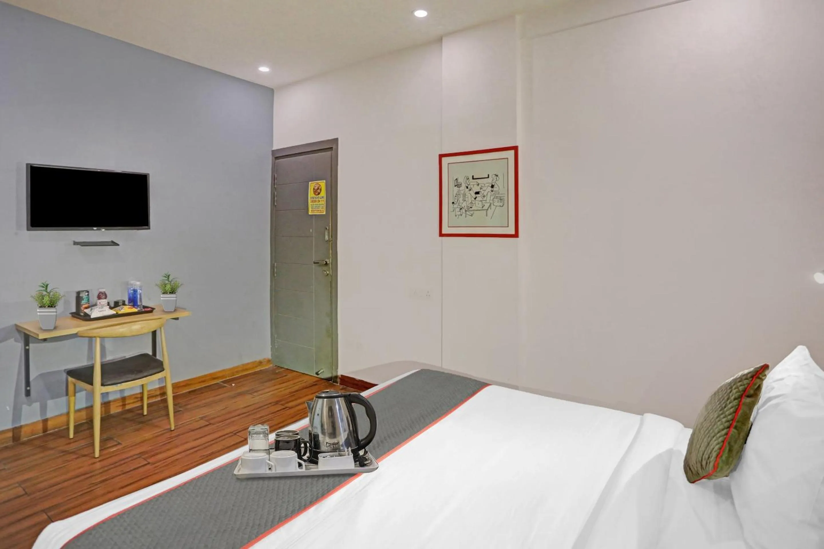 Bedroom, Bed in Townhouse 587 Sector 19