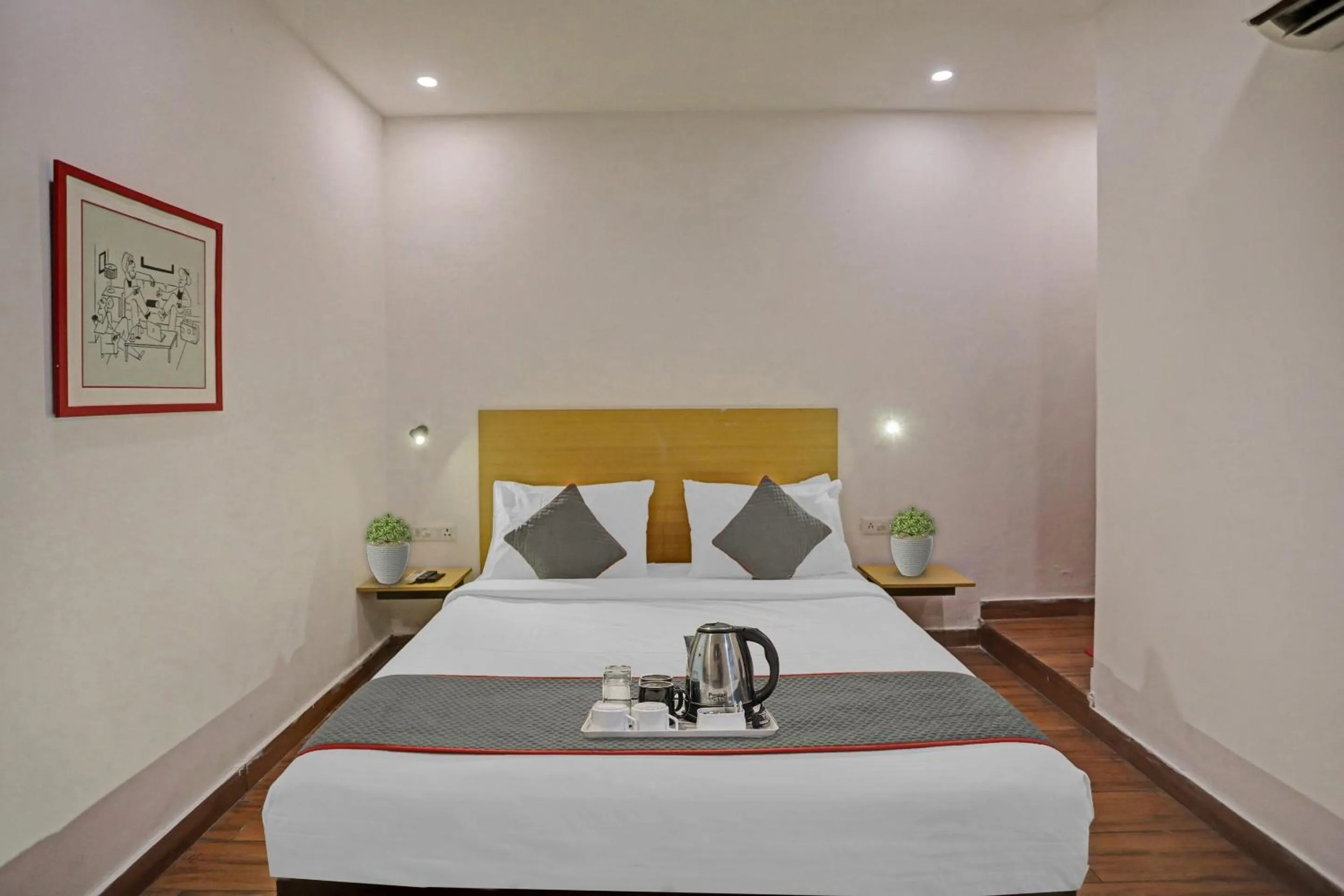 Bedroom, Bed in Townhouse 587 Sector 19