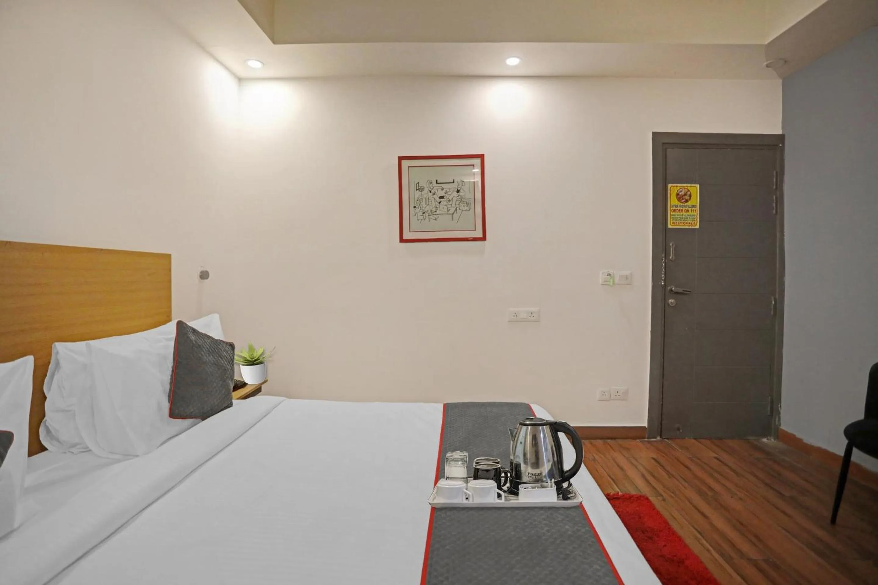 Bedroom, Bed in Townhouse 587 Sector 19