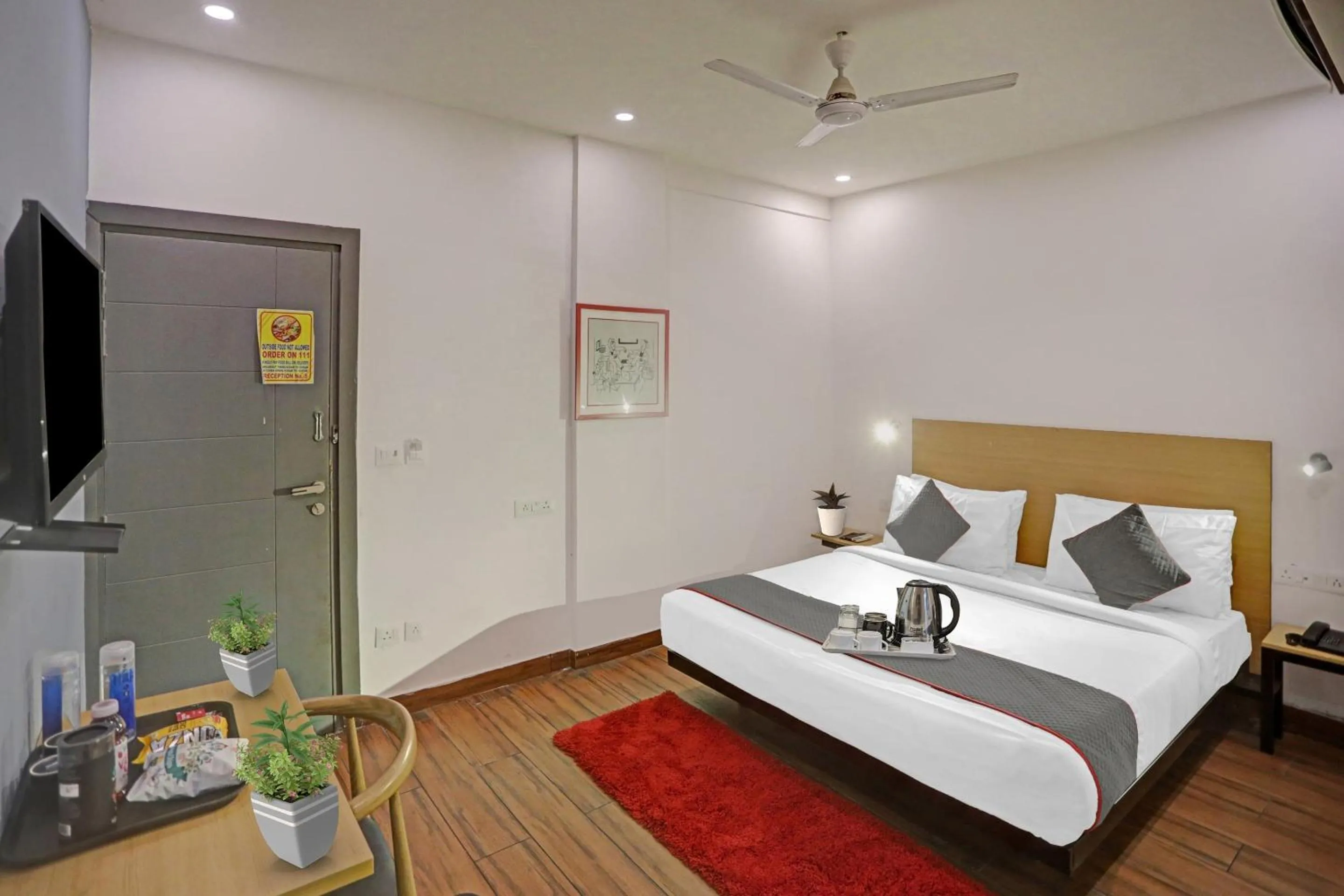 Bedroom, Bed in Townhouse 587 Sector 19