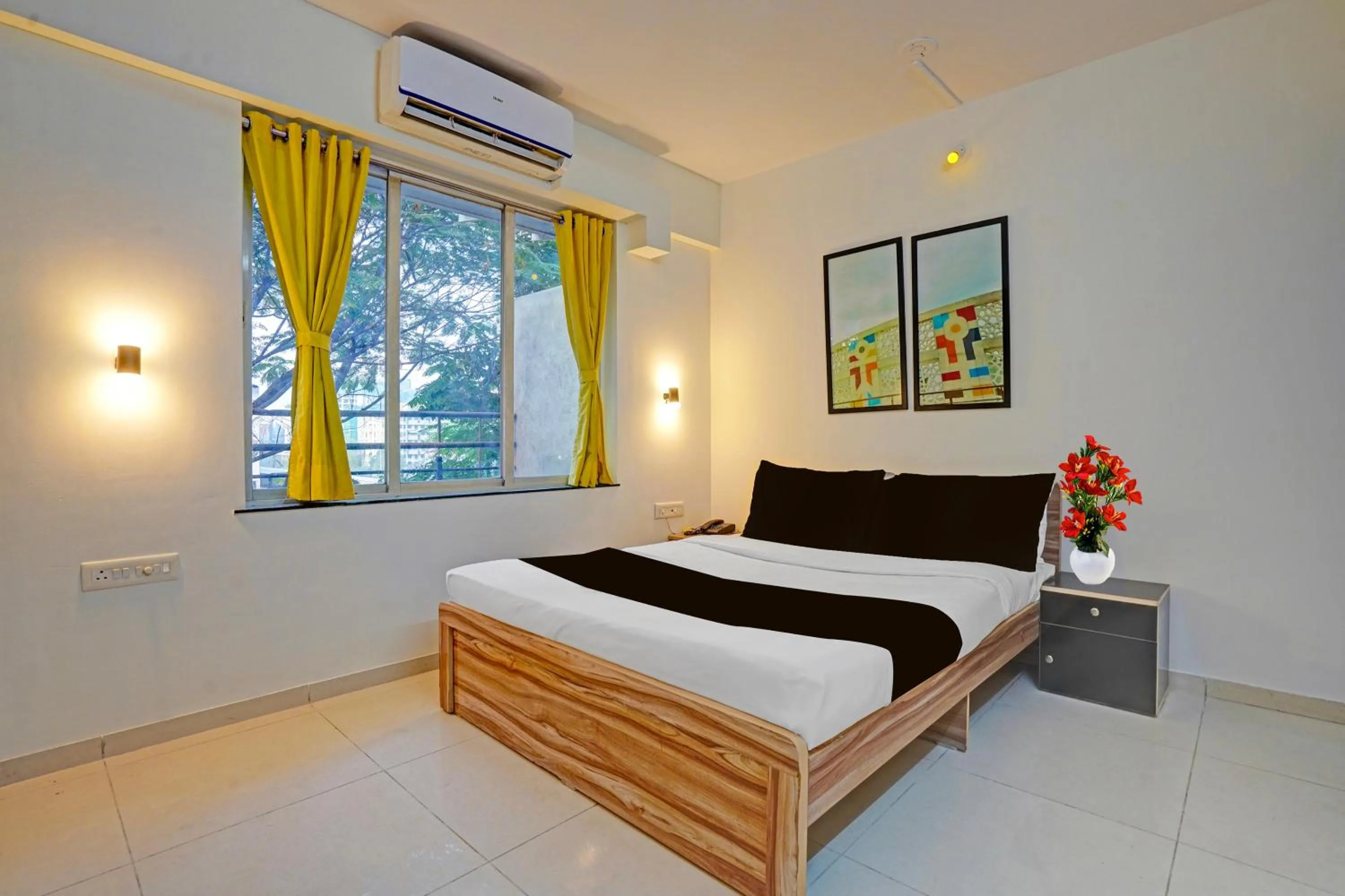 Bed in Super Collection O Baner Hillview Pune Formerly Siri Lodge