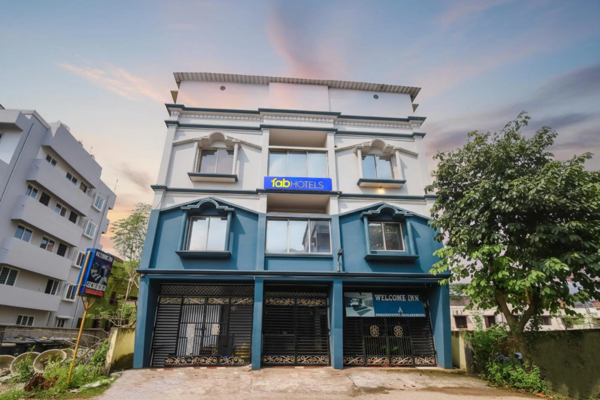 Property building in FabHotel Welcome Inn I - Nr DN Regalia Mall