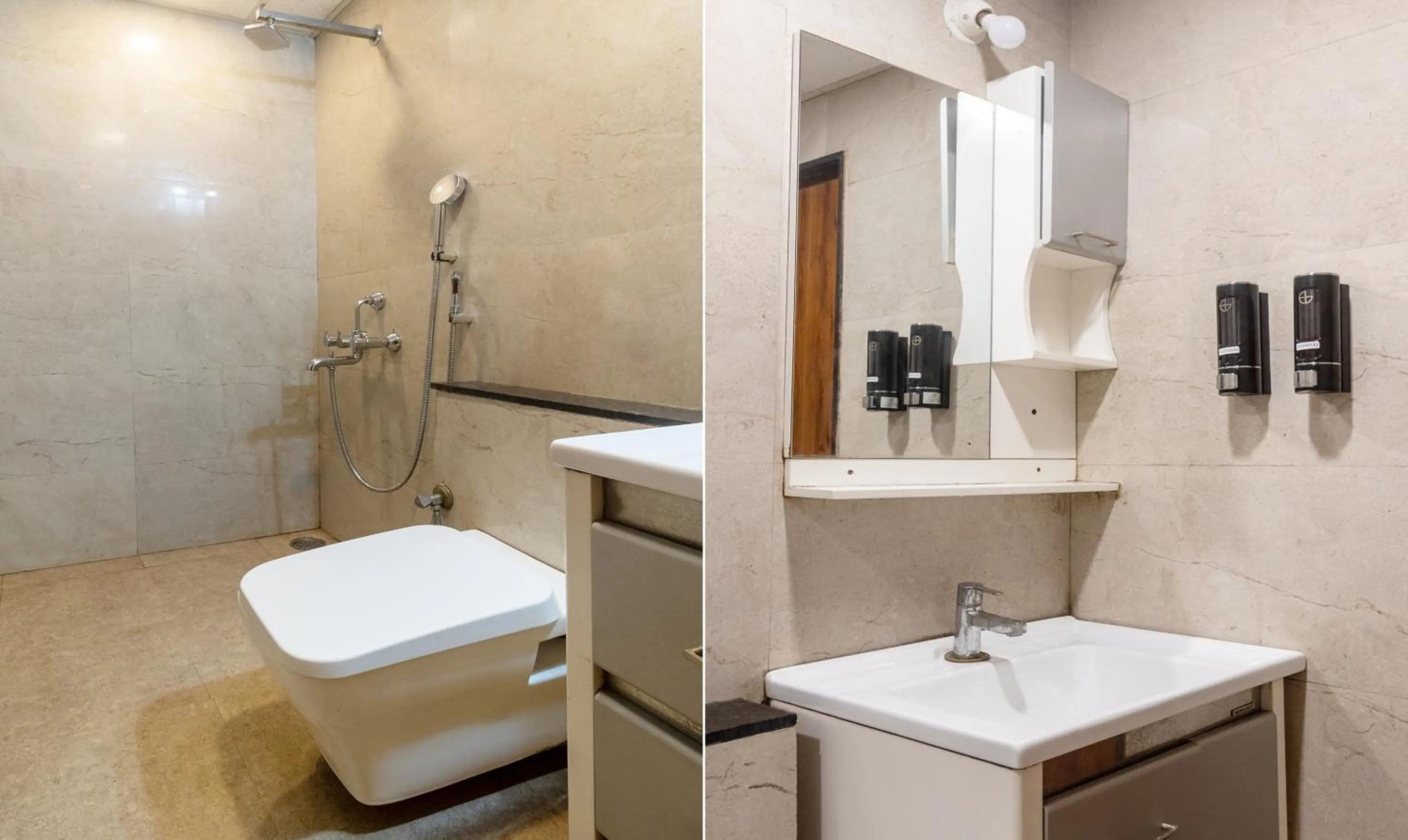 Bathroom in Treebo Anjani Fortune Suites