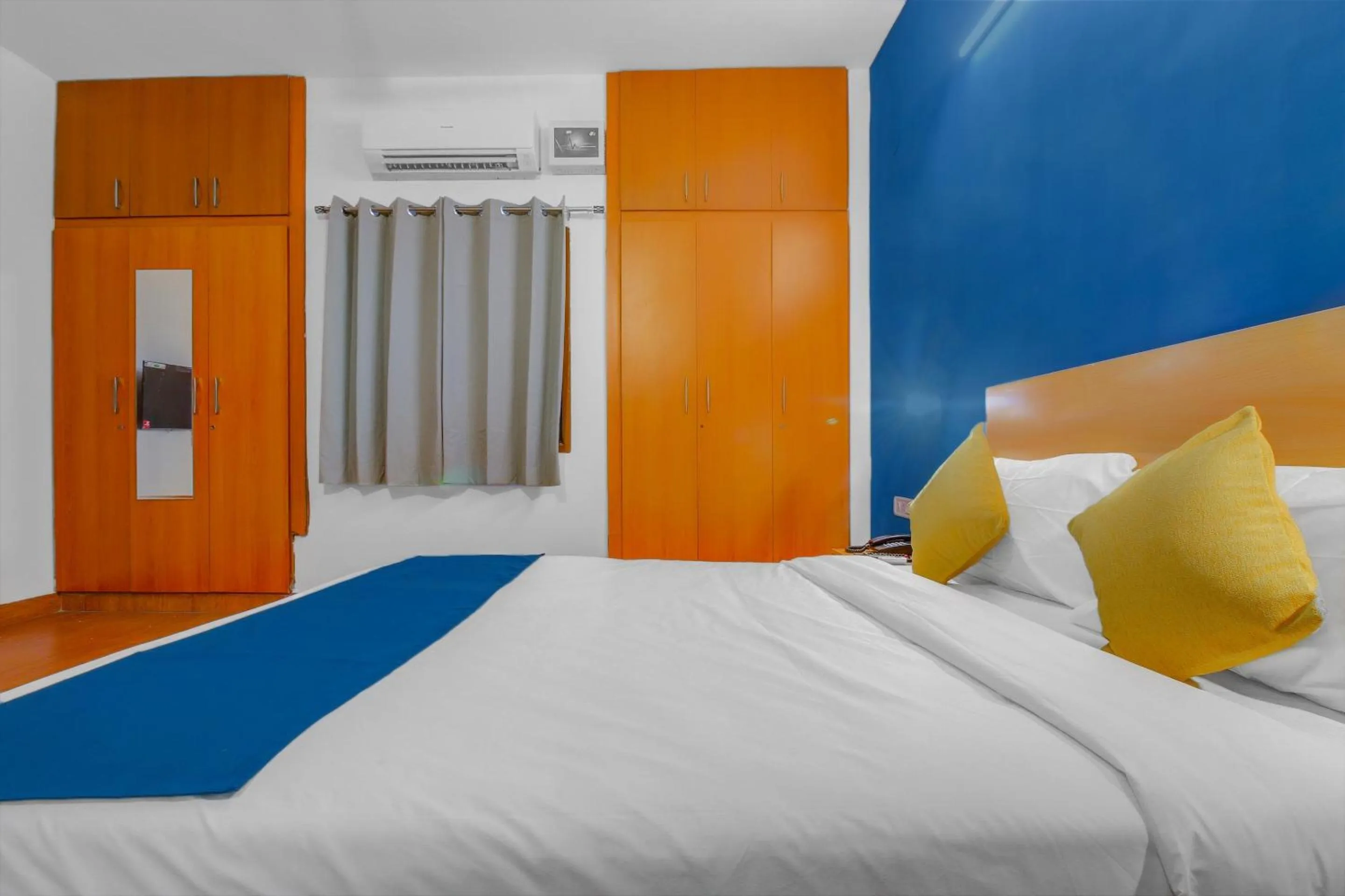 Bedroom, Bed in Hotel O Harma Residency Near Jazz Cinemas Luxe