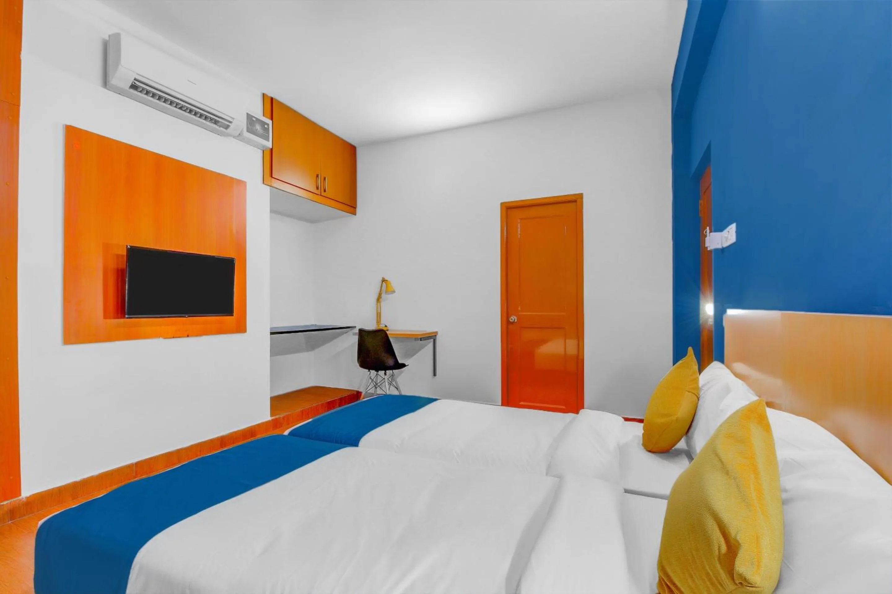 Bedroom, Bed in Hotel O Harma Residency Near Jazz Cinemas Luxe