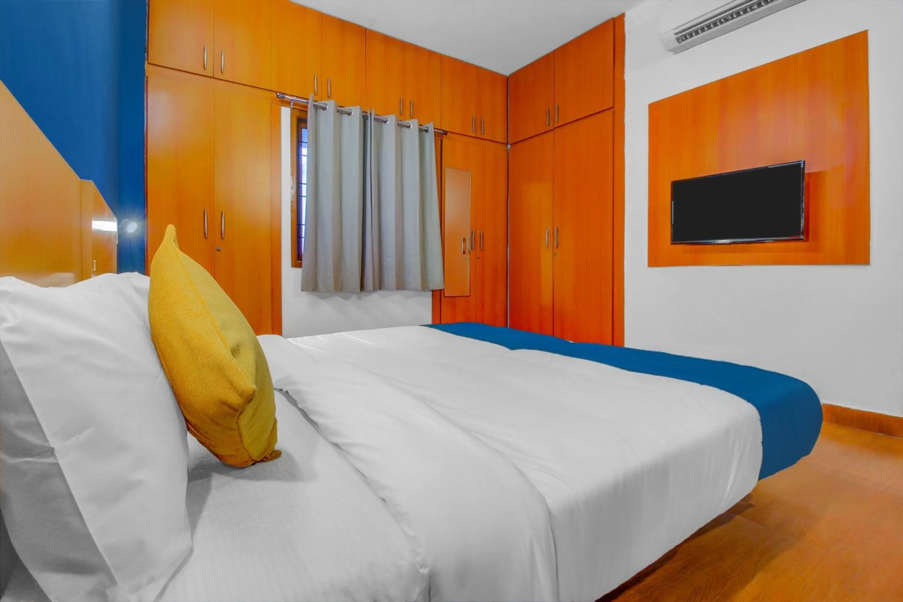 Bedroom, Bed in Hotel O Harma Residency Near Jazz Cinemas Luxe