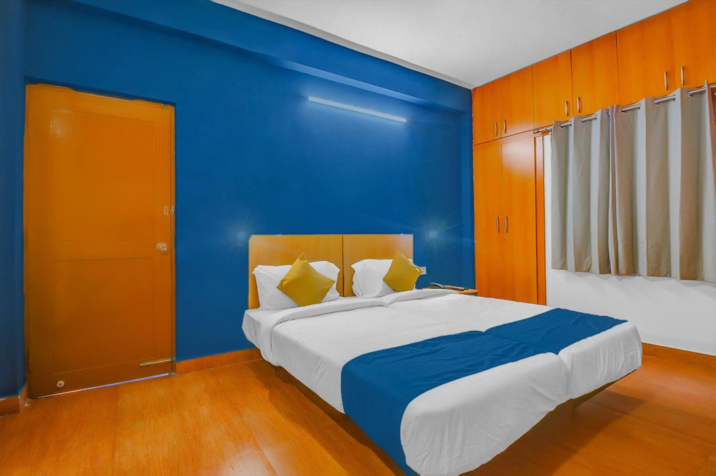 Bedroom, Bed in Hotel O Harma Residency Near Jazz Cinemas Luxe