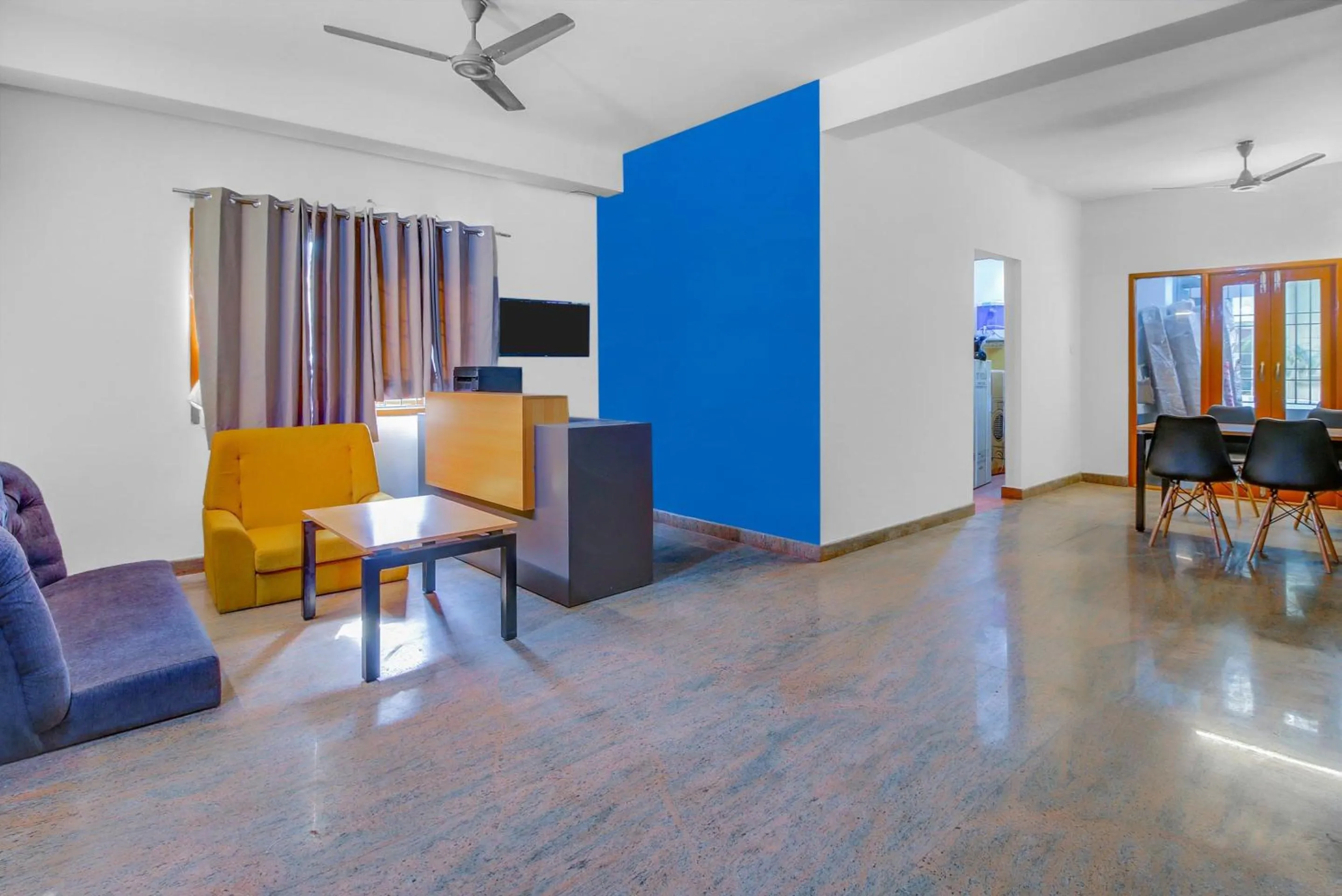 Lobby or reception in Hotel O Harma Residency Near Jazz Cinemas Luxe