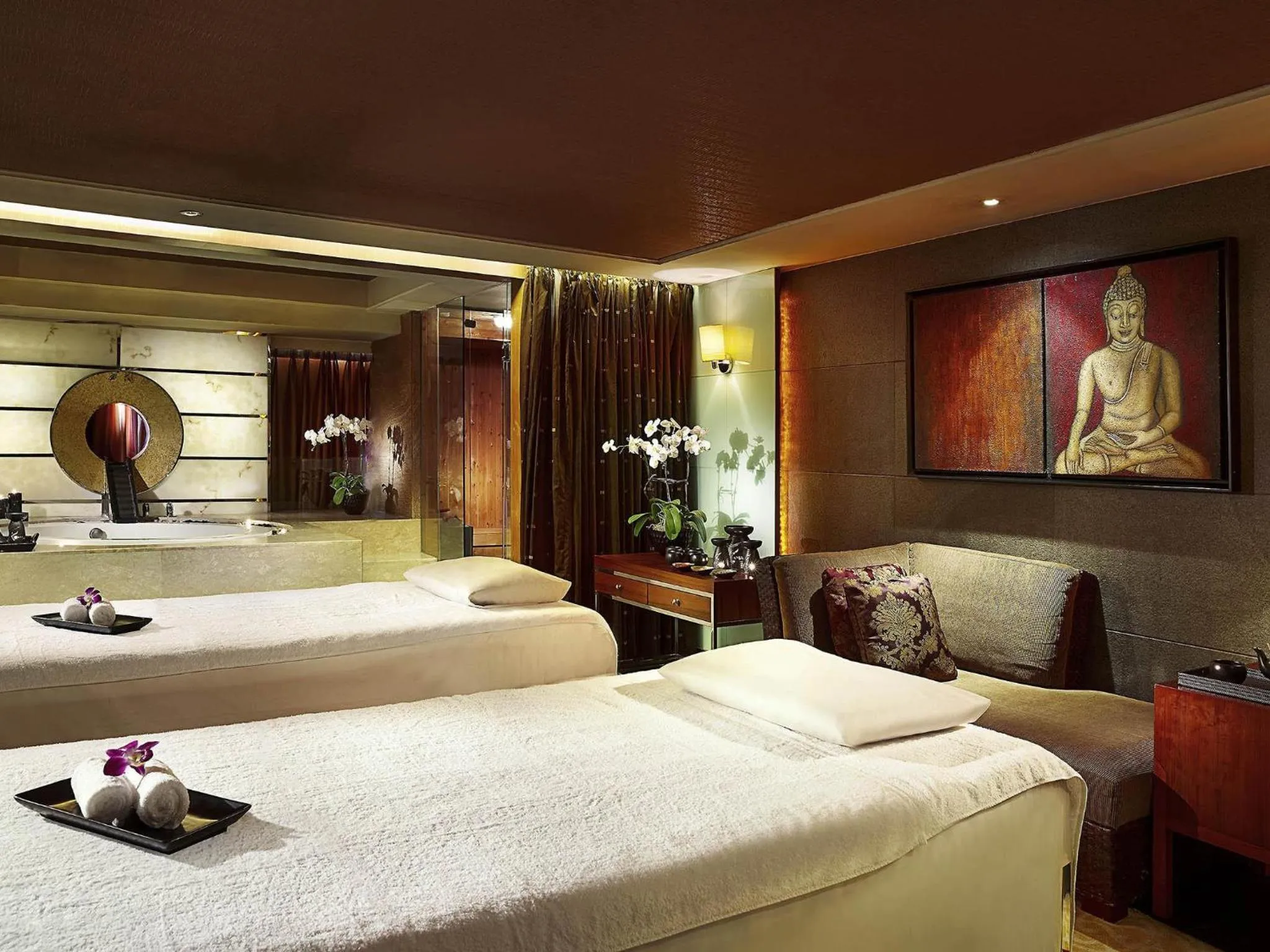 Spa and wellness centre/facilities, Bed in Sofitel Xi'an On Renmin Square