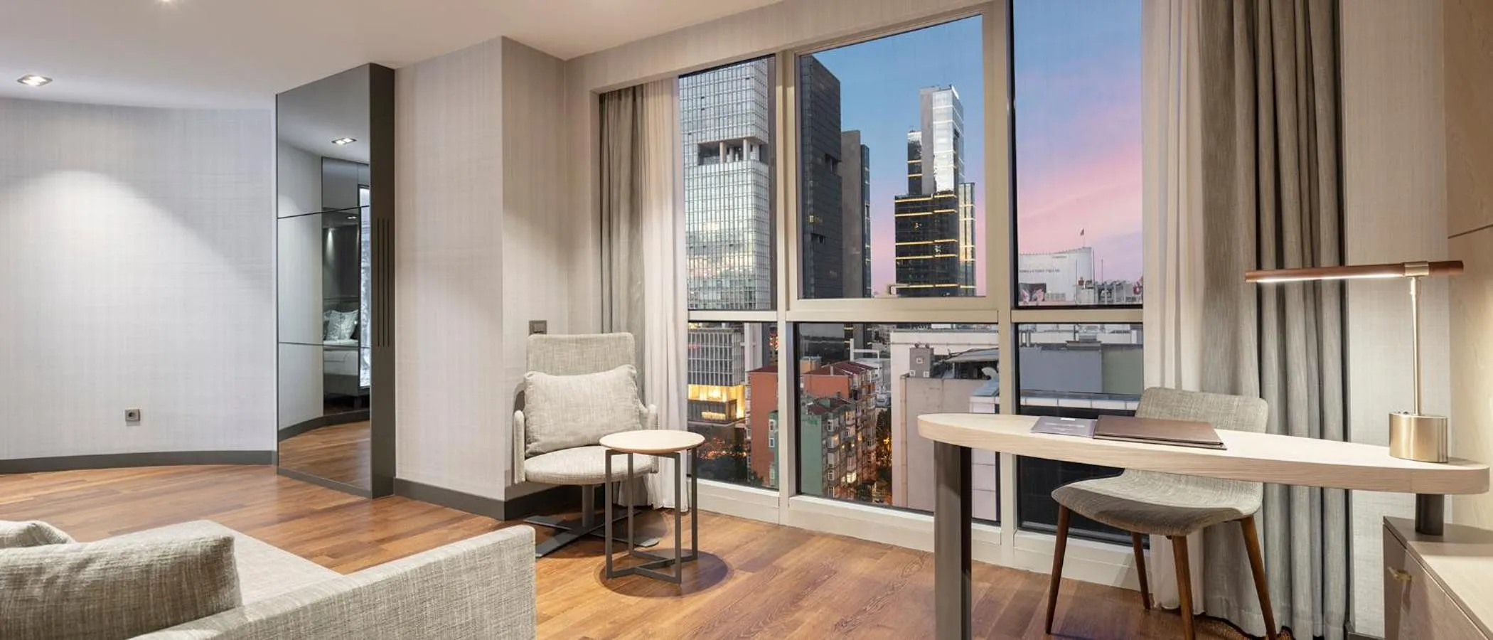 Seating area in Melas Hotel Istanbul