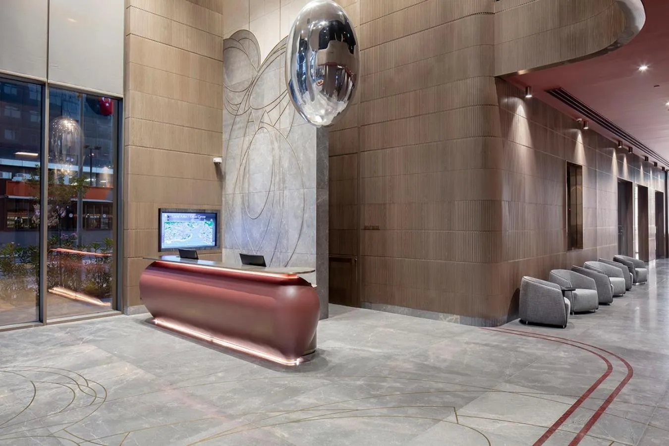 Lobby or reception in Melas Hotel Istanbul