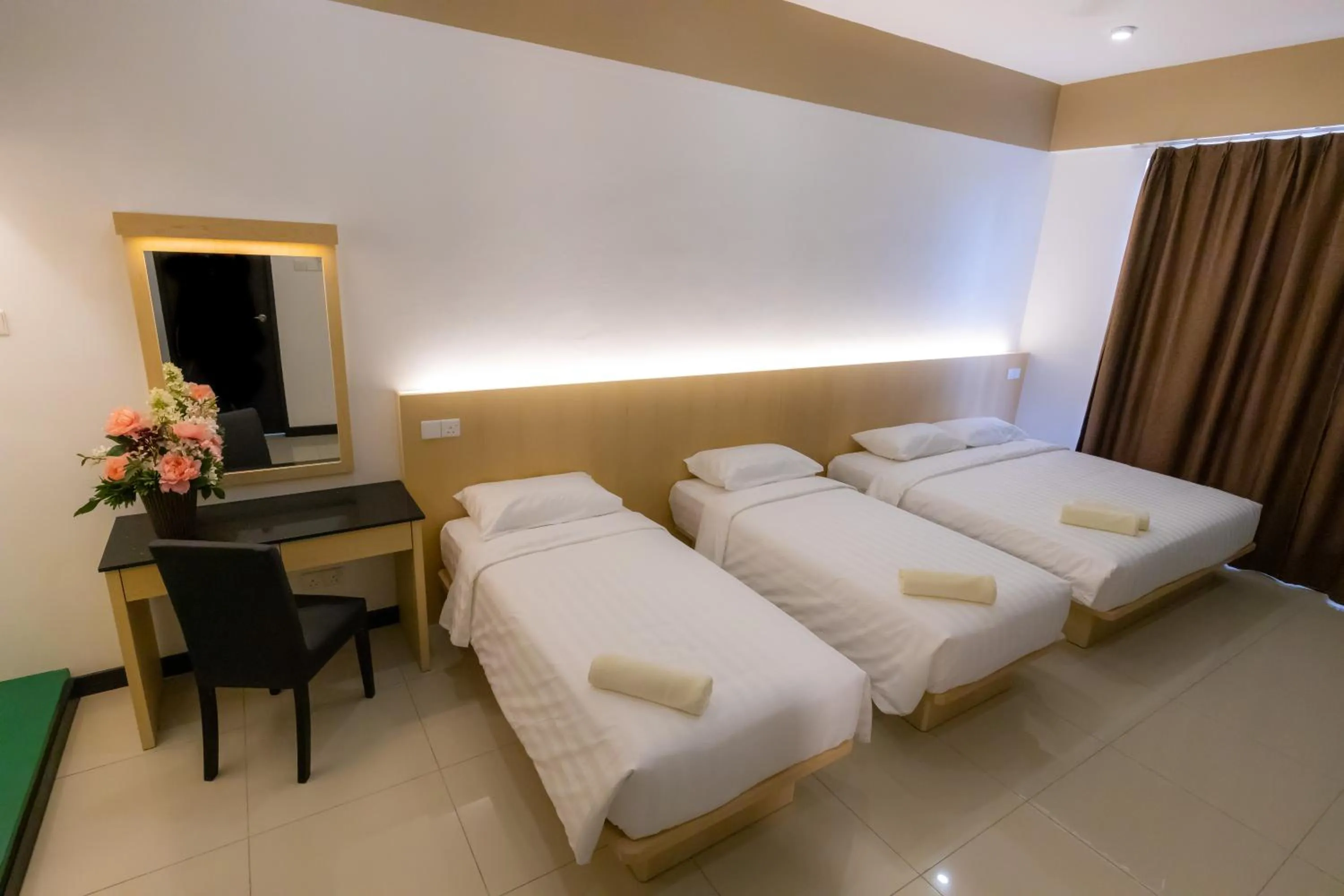 Bed in Scott Service Suites