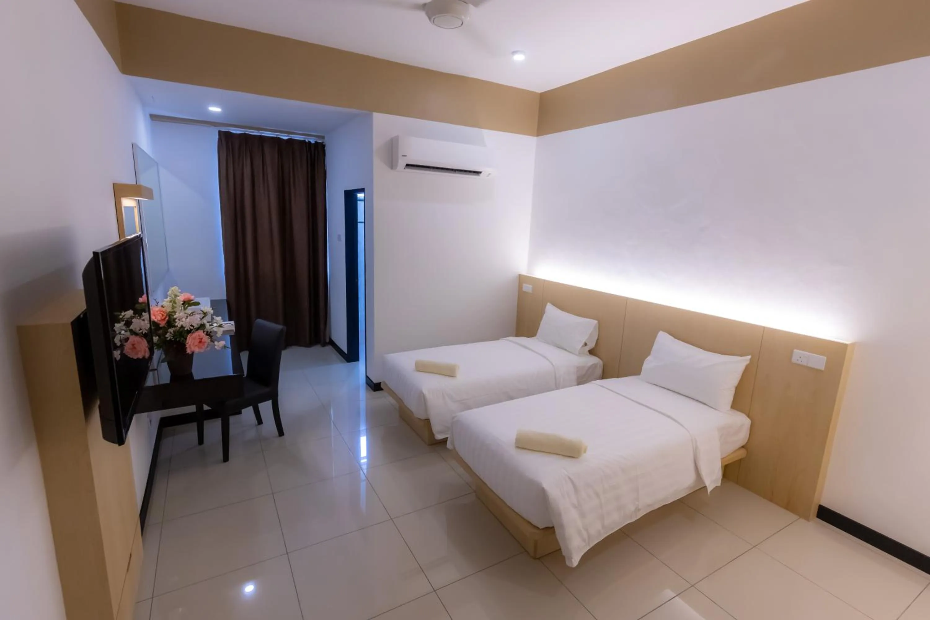 Bed in Scott Service Suites