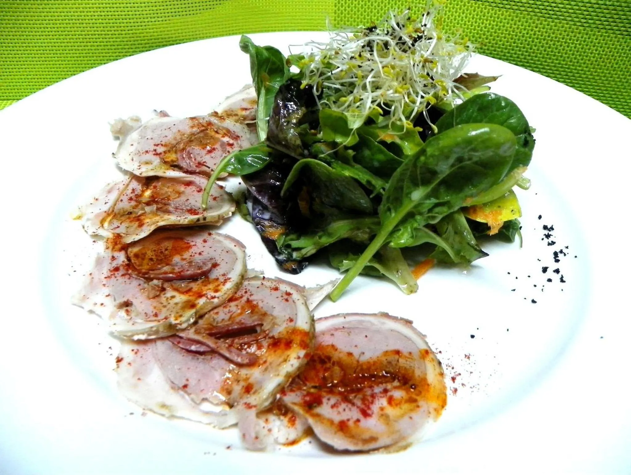 Food close-up in Hotel Villa de Berzocana