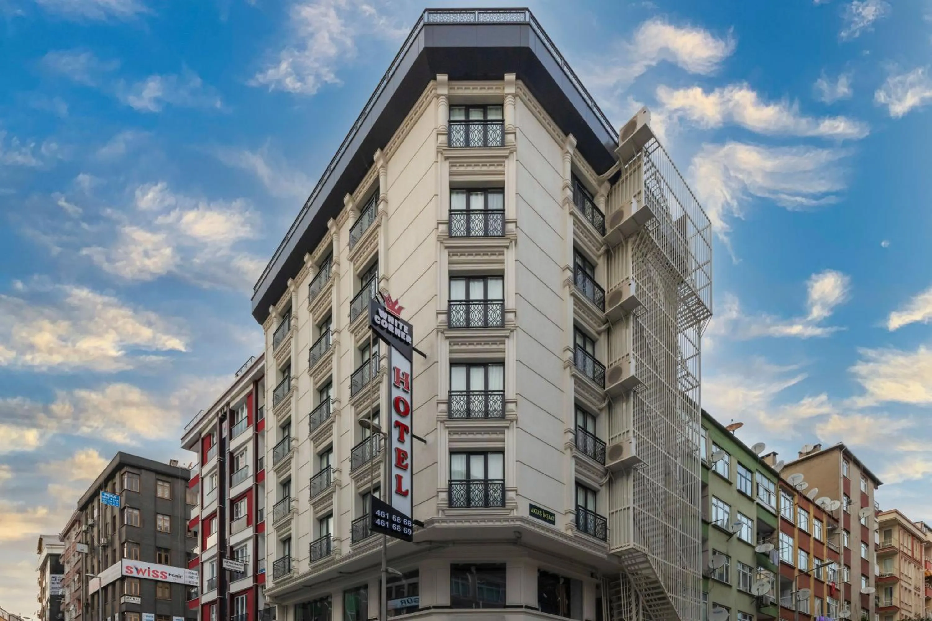 Property building in White Corner Hotel