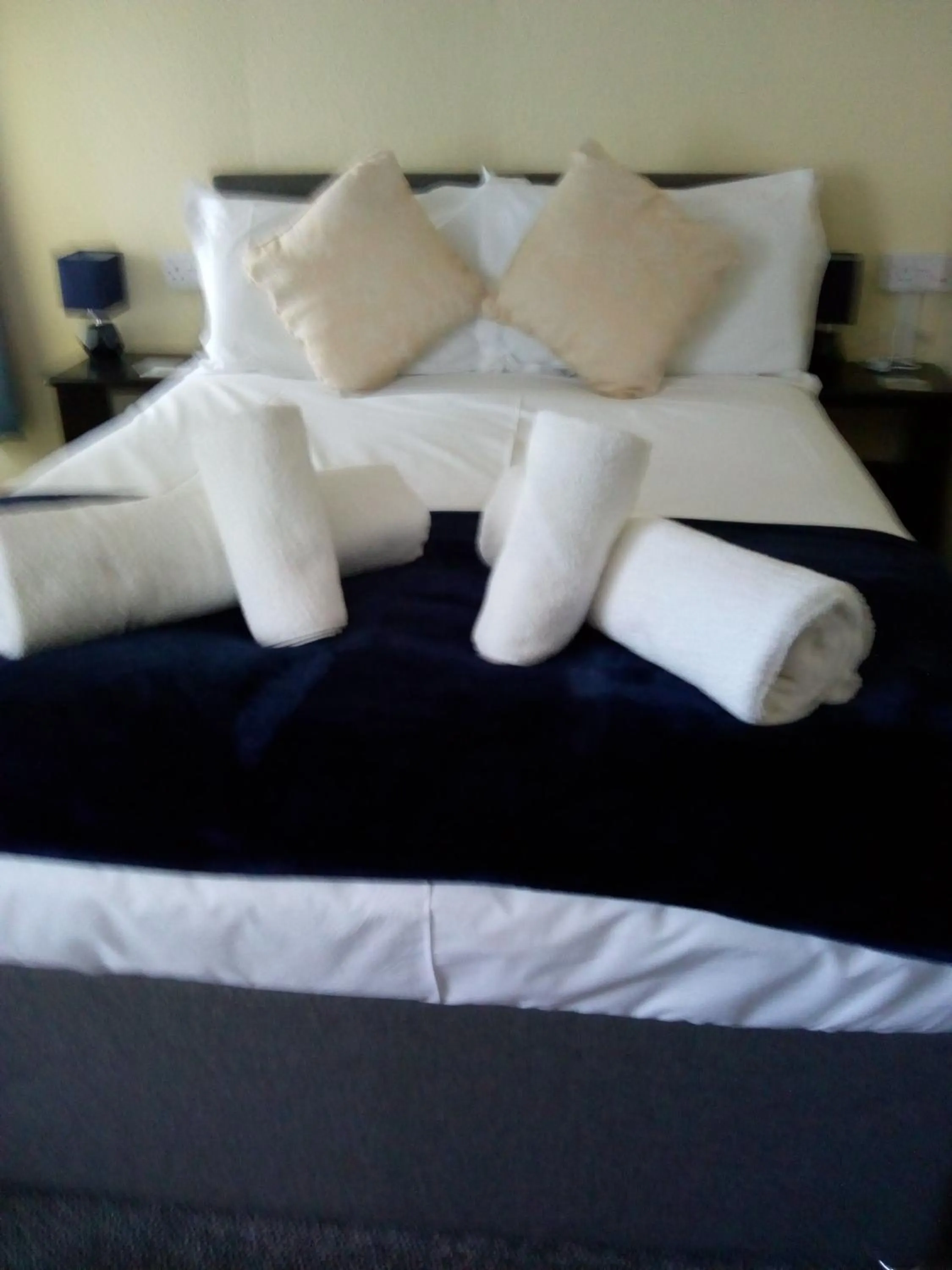 Bed in THE KINGS ARMS INN