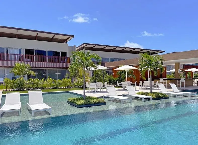 Swimming pool in FLAT NA PRINCIPAL DE PIPA