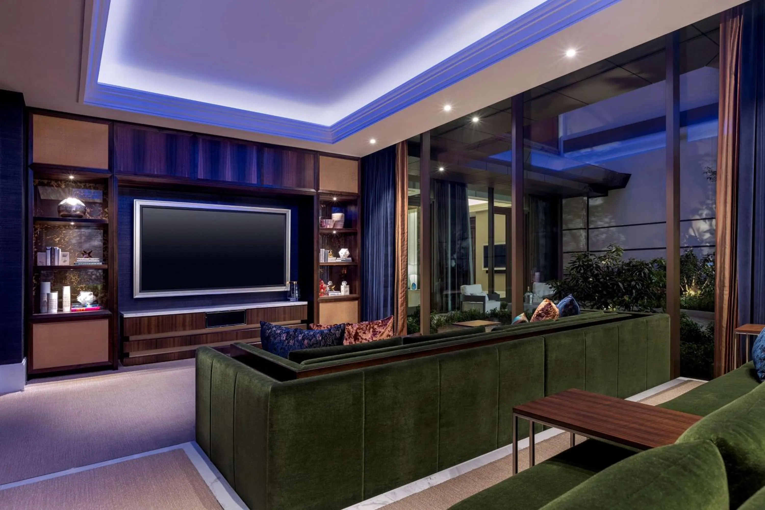 Living room in Crockfords Las Vegas, LXR Hotels & Resorts at Resorts World