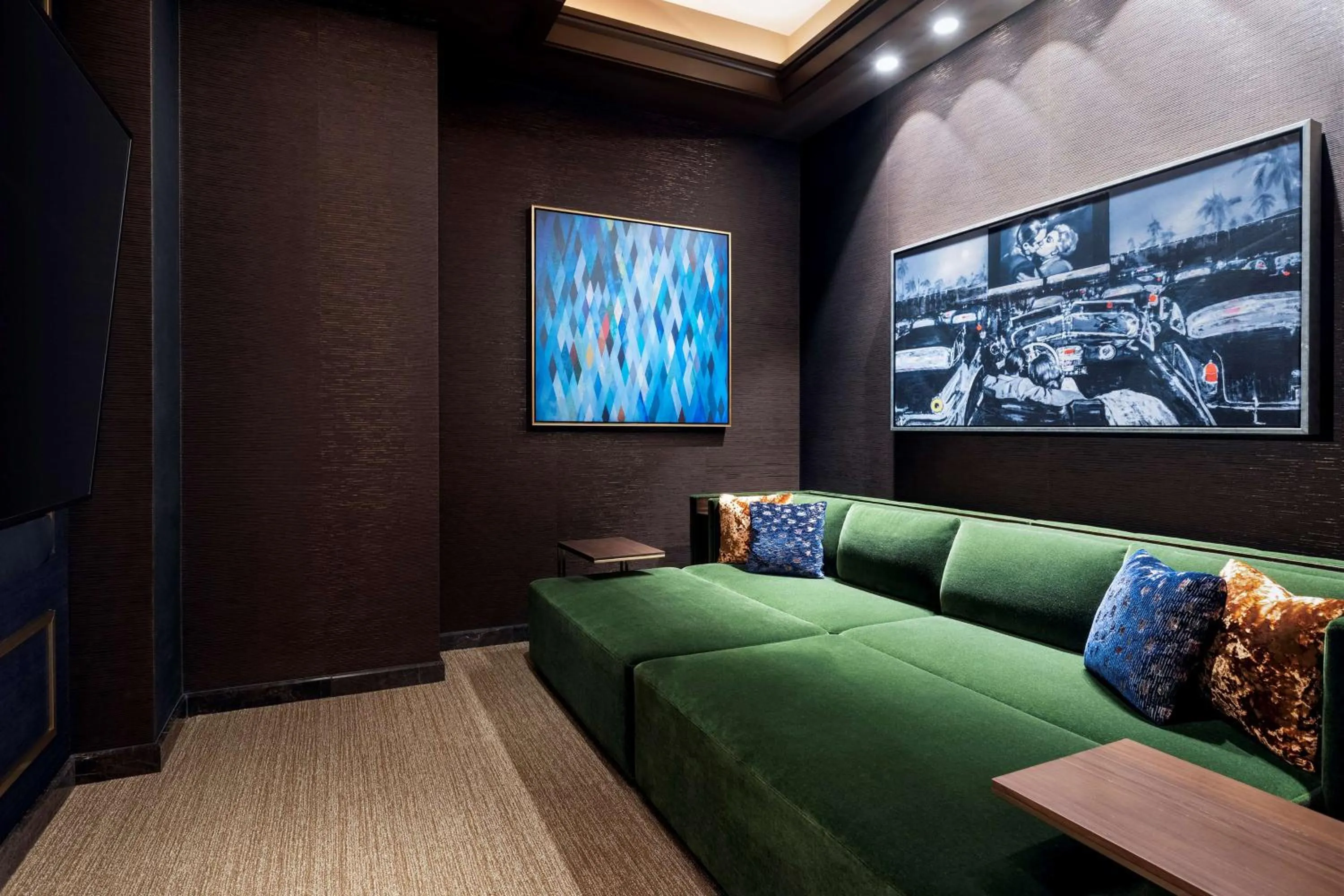 Living room in Crockfords Las Vegas, LXR Hotels & Resorts at Resorts World