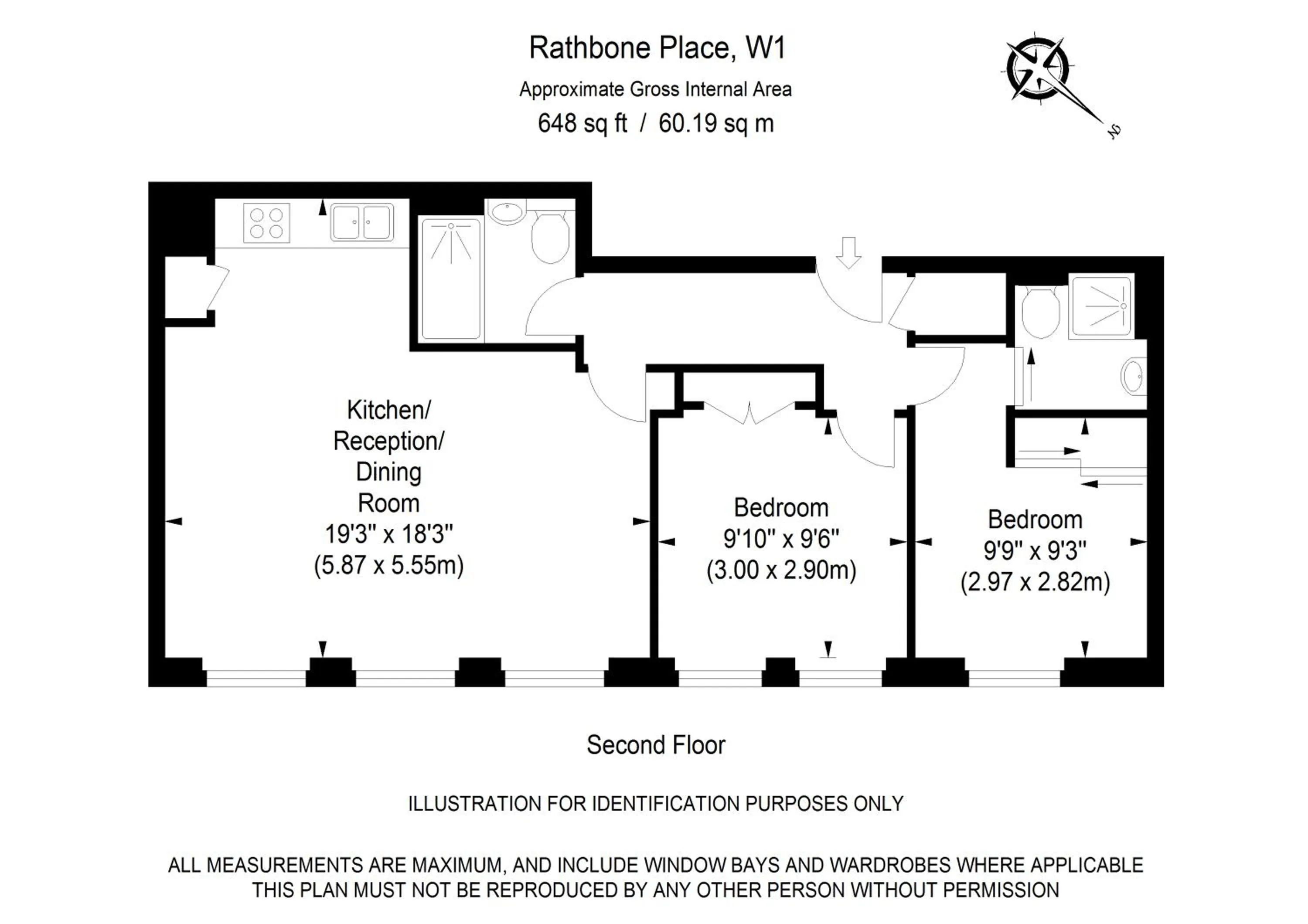 Floor plan in Urban Chic - Rathbone