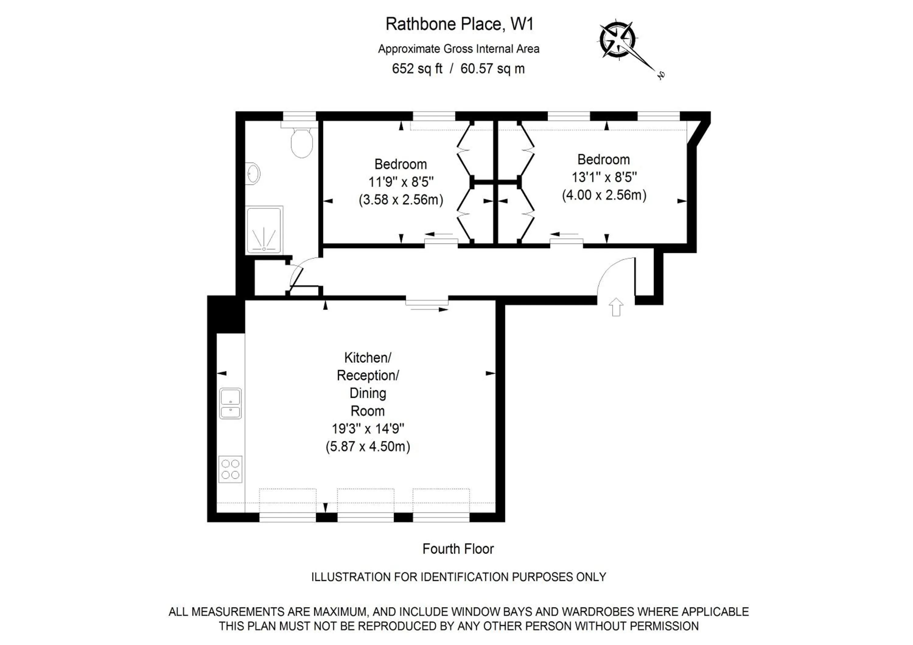 Floor plan in Urban Chic - Rathbone