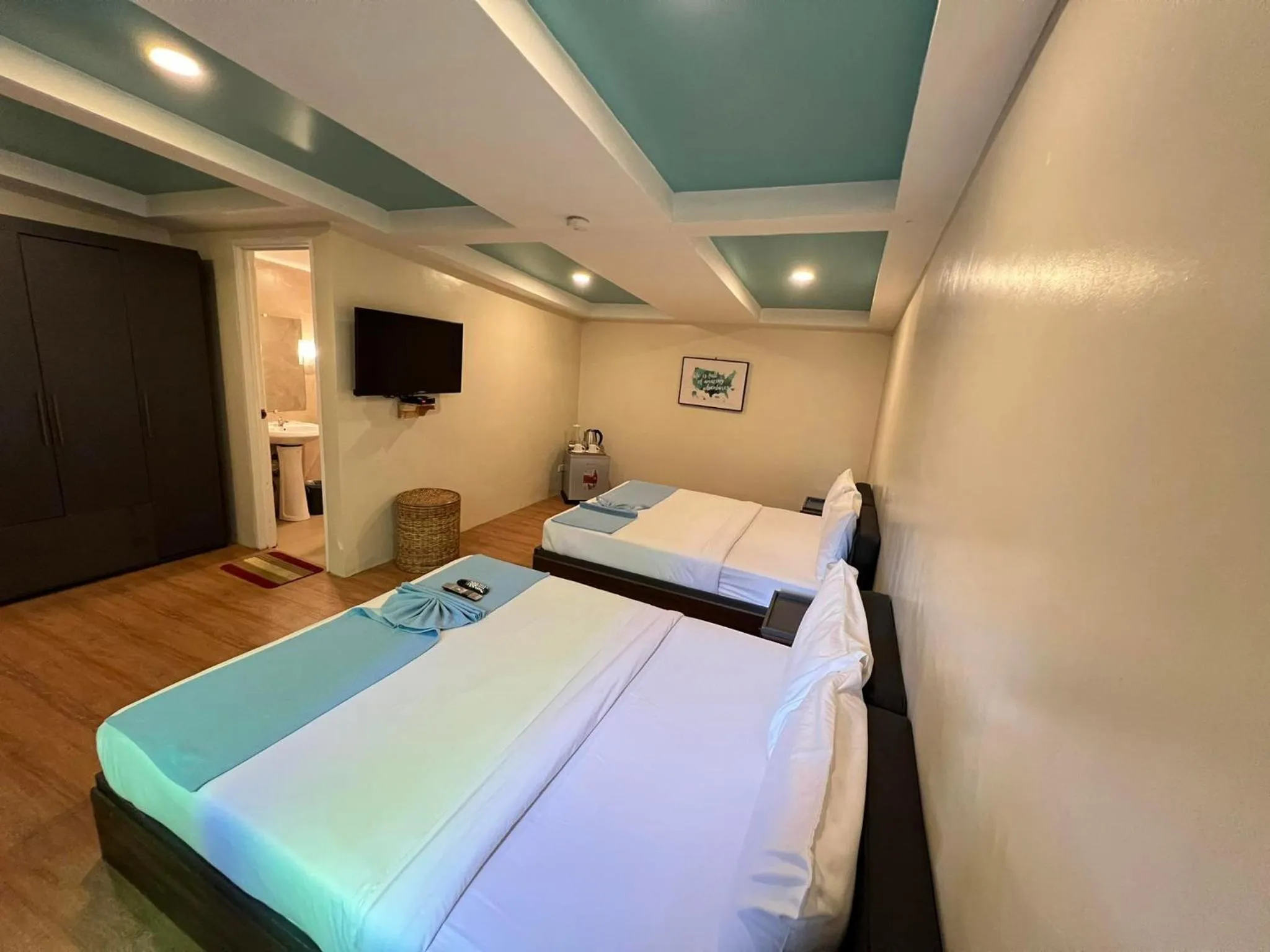 Bed in R Bed and Breakfast