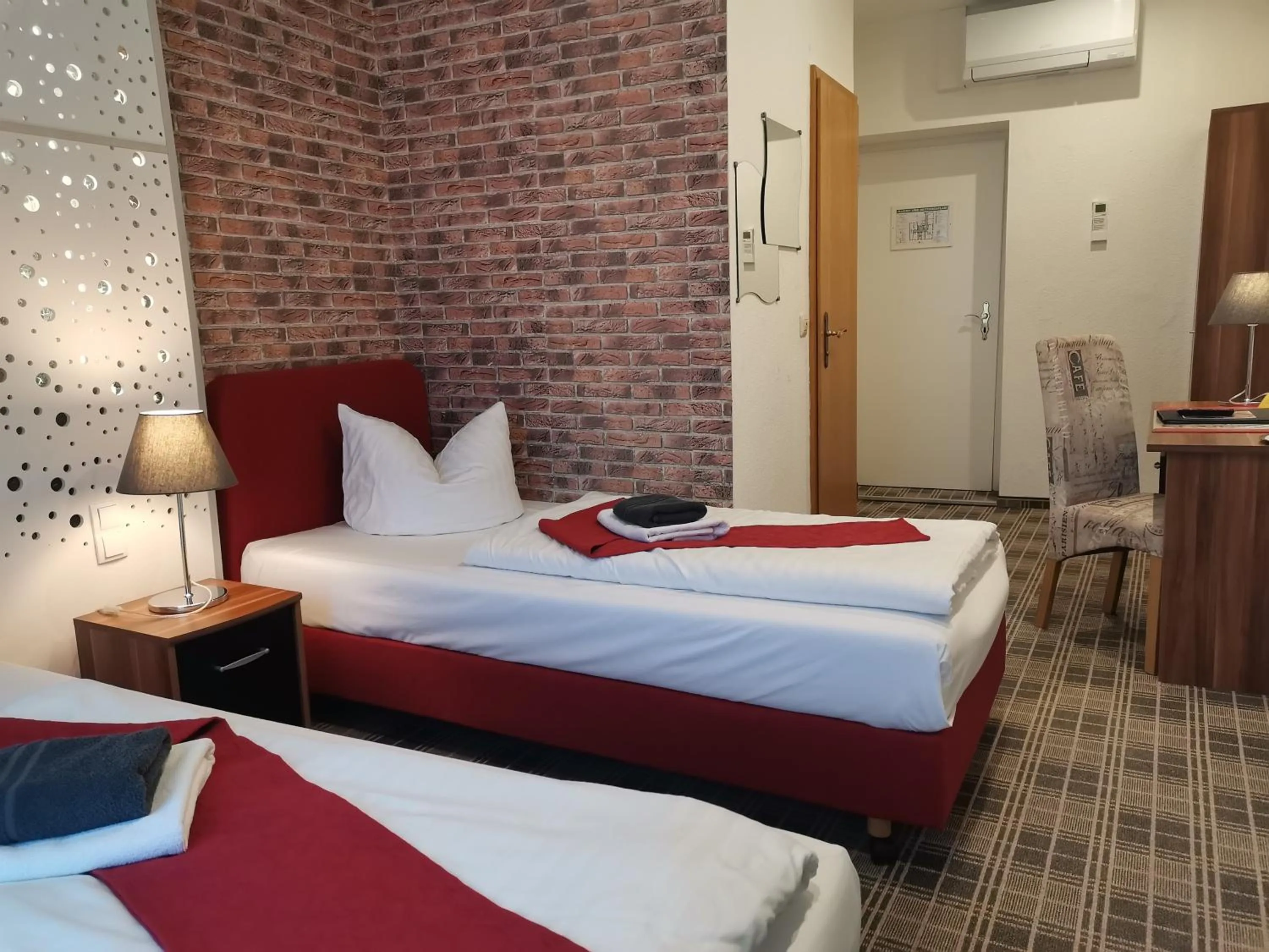 Bed in Boulevardhotel Sängerstadt - alle Zimmer klimatisiert