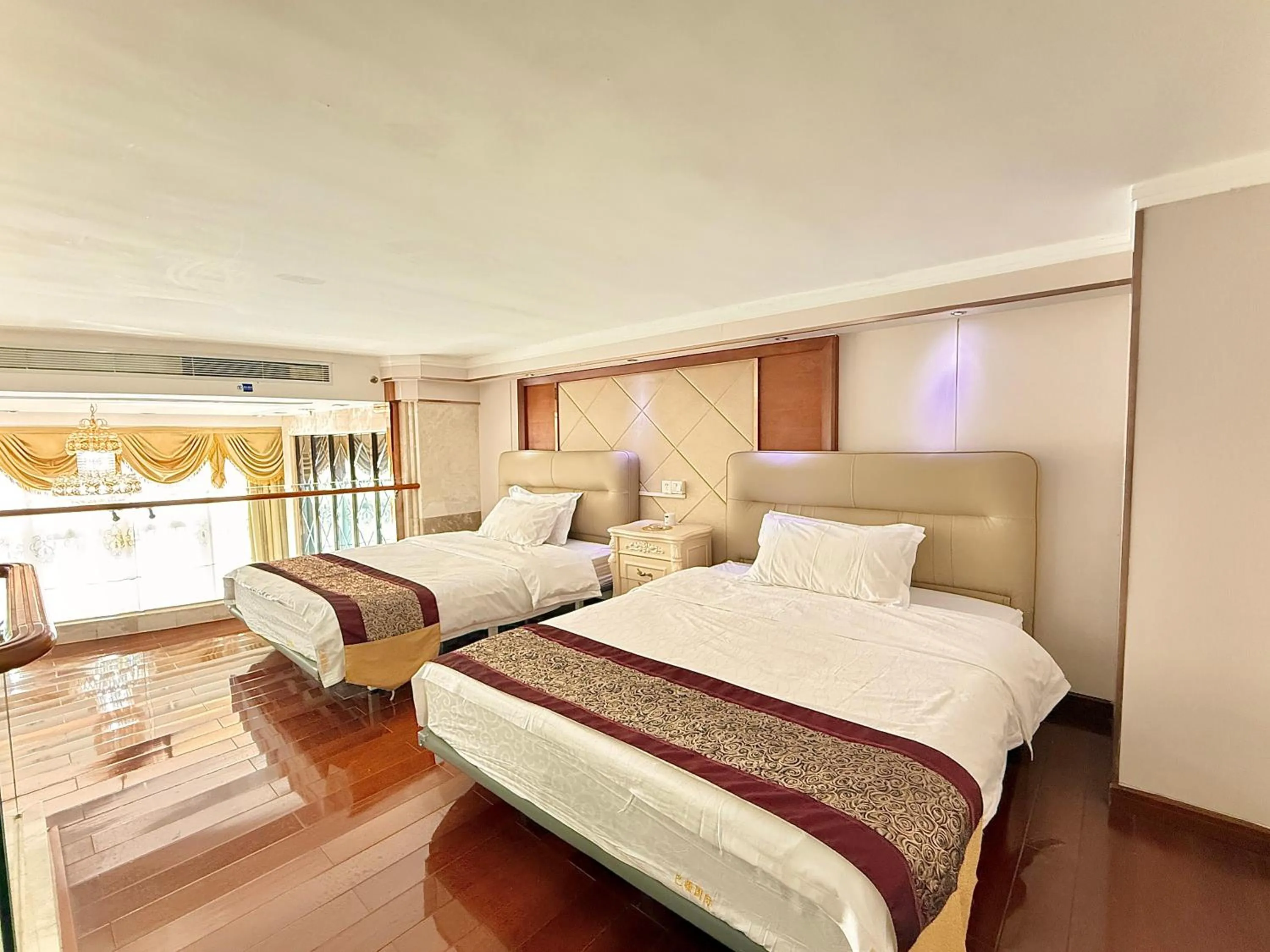 Bedroom, Bed in Barton International Residence Guangzhou - located in the city center adjacent to Beijing Road Pedestrian Street and Dafo Temple and close to the subway