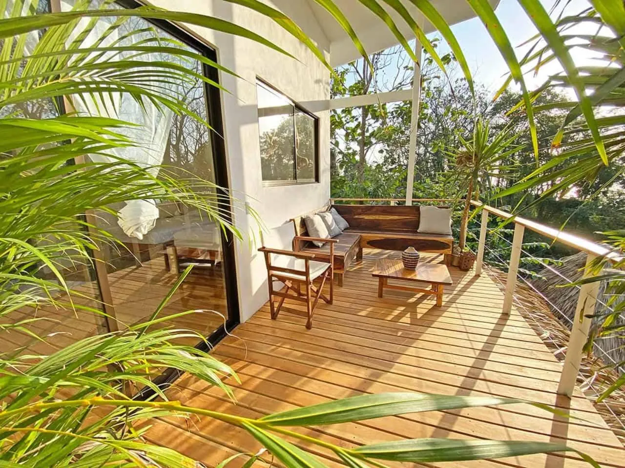 Patio in La Sana Surf Hotel, Playa Carmen