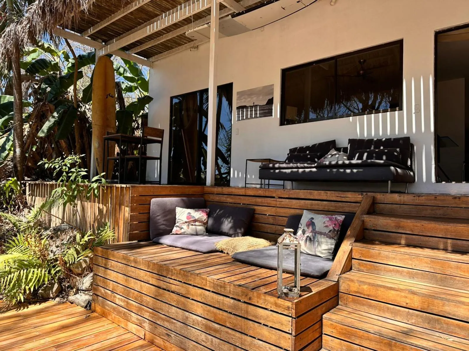 Patio in La Sana Surf Hotel, Playa Carmen