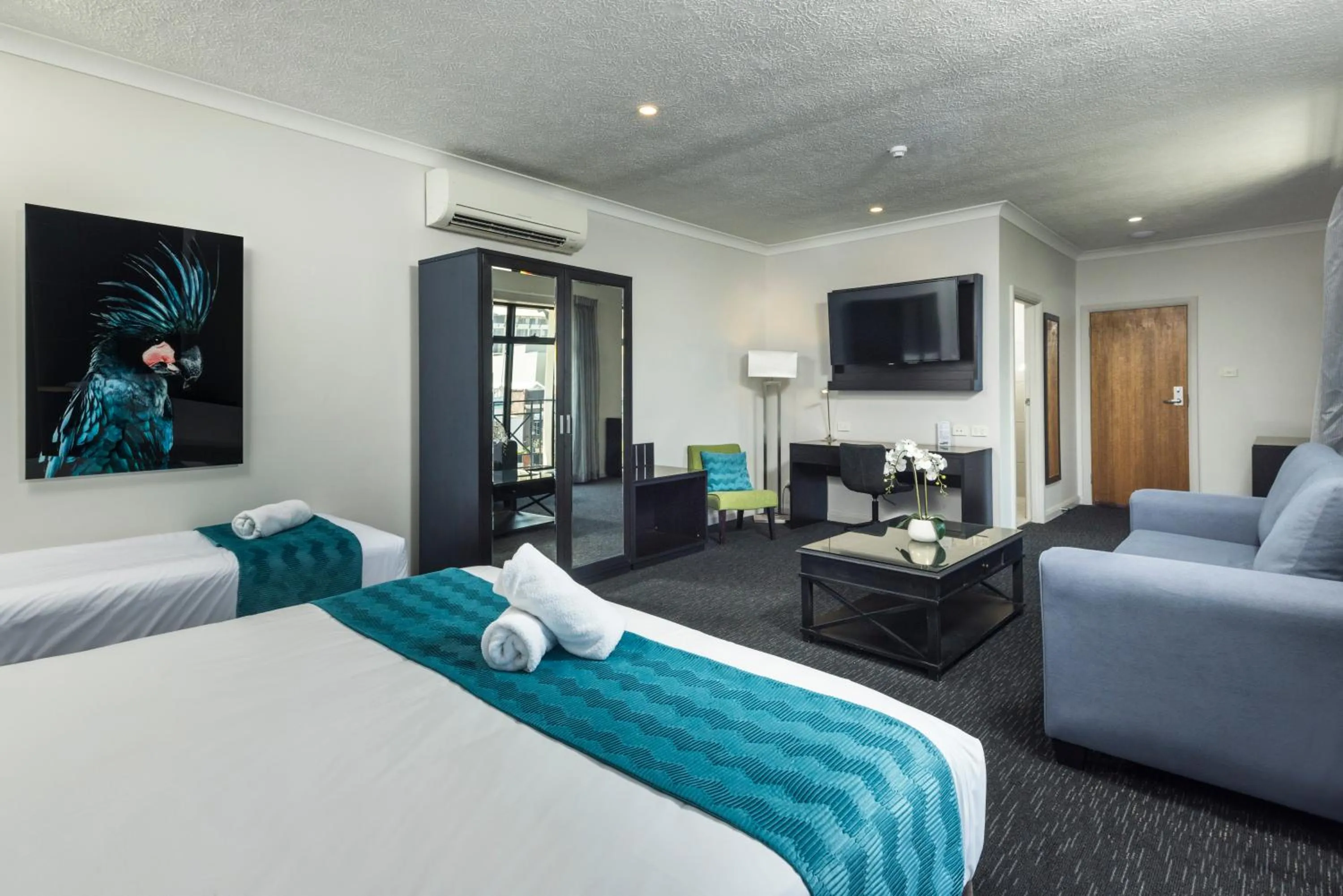 Photo of the whole room, Bed in The Abbott Boutique Hotel