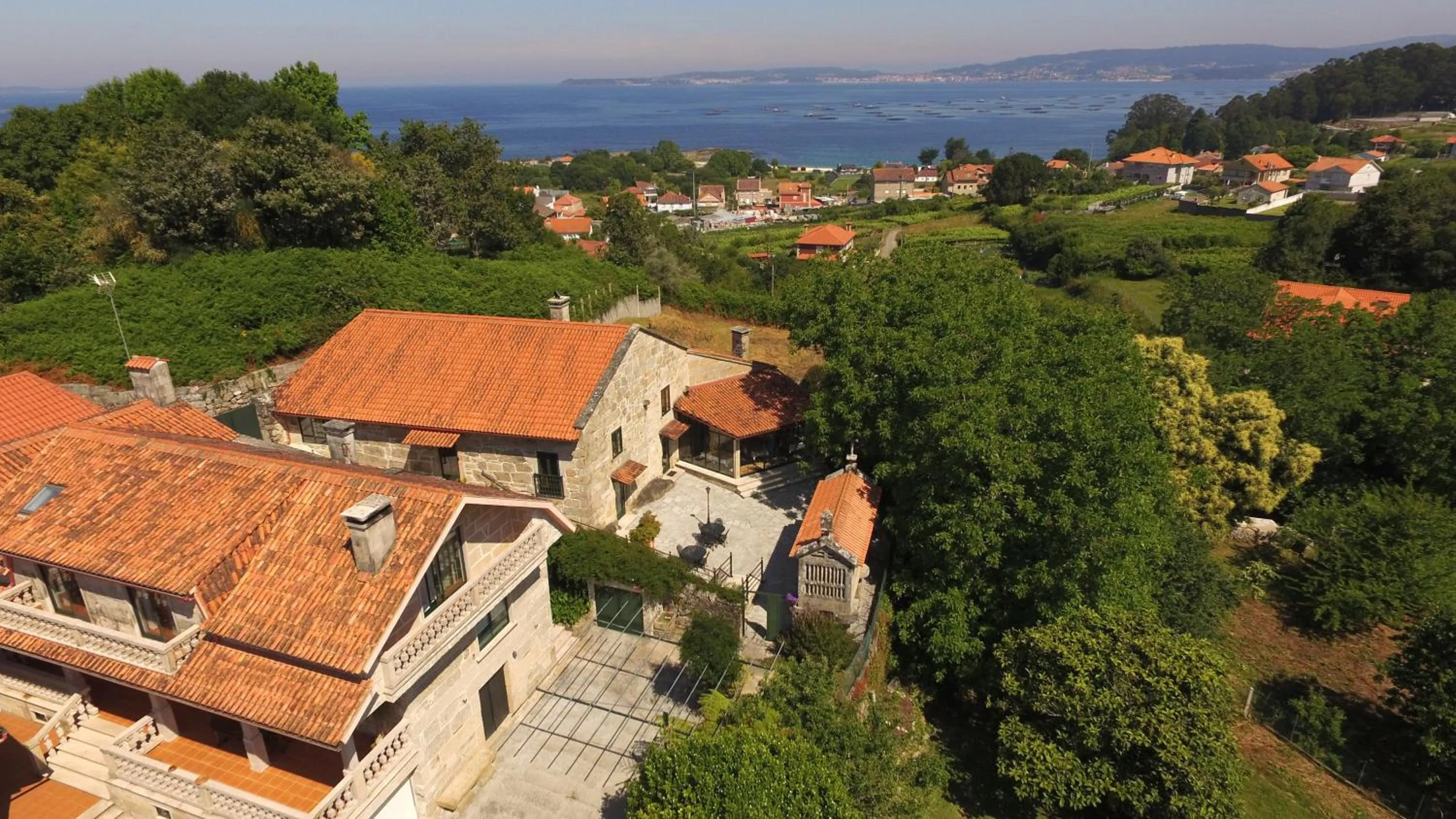 Bird's eye view in Casa Torre Vella