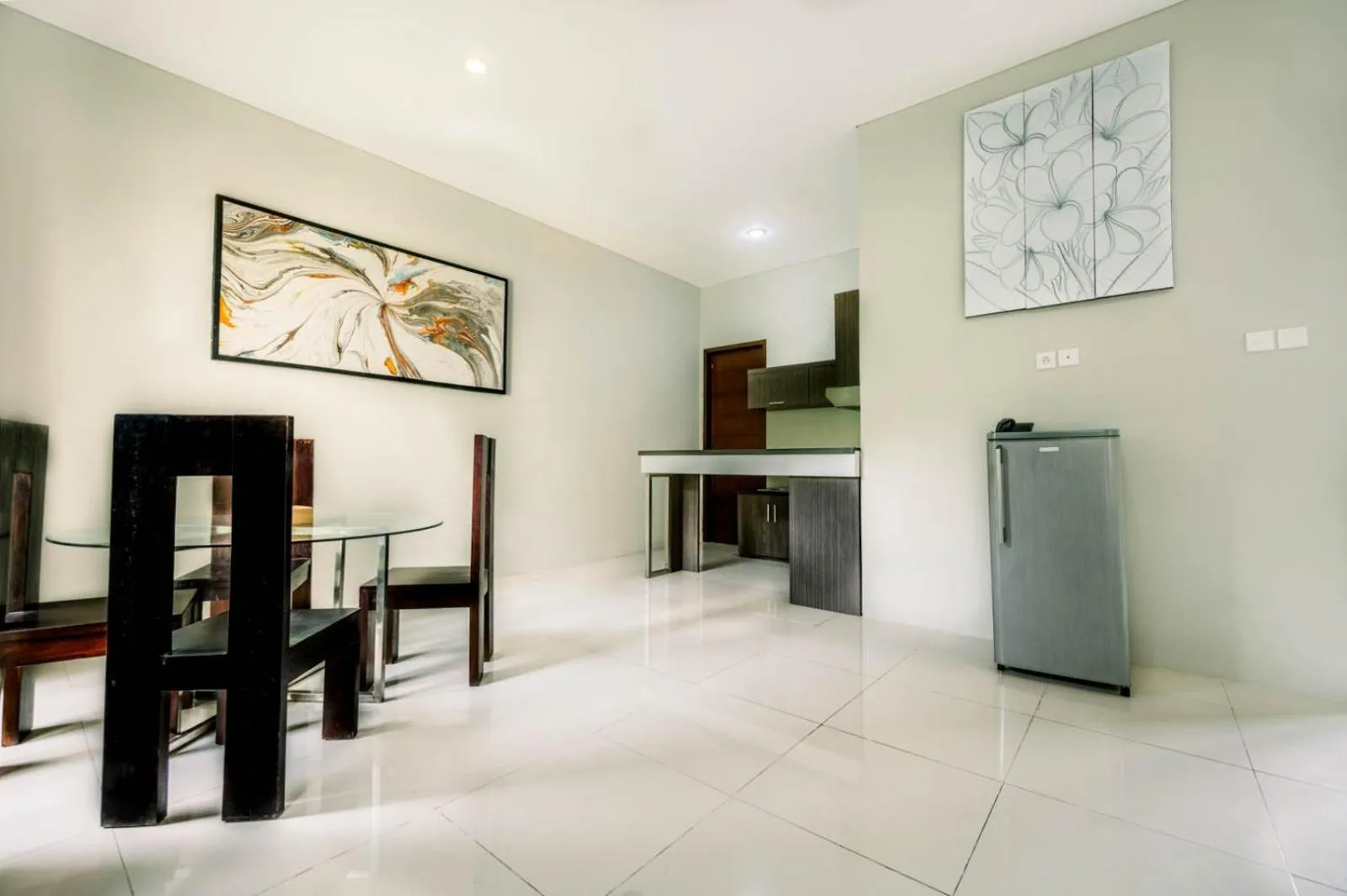 Kitchen or kitchenette in ABISHA Resort Jimbaran