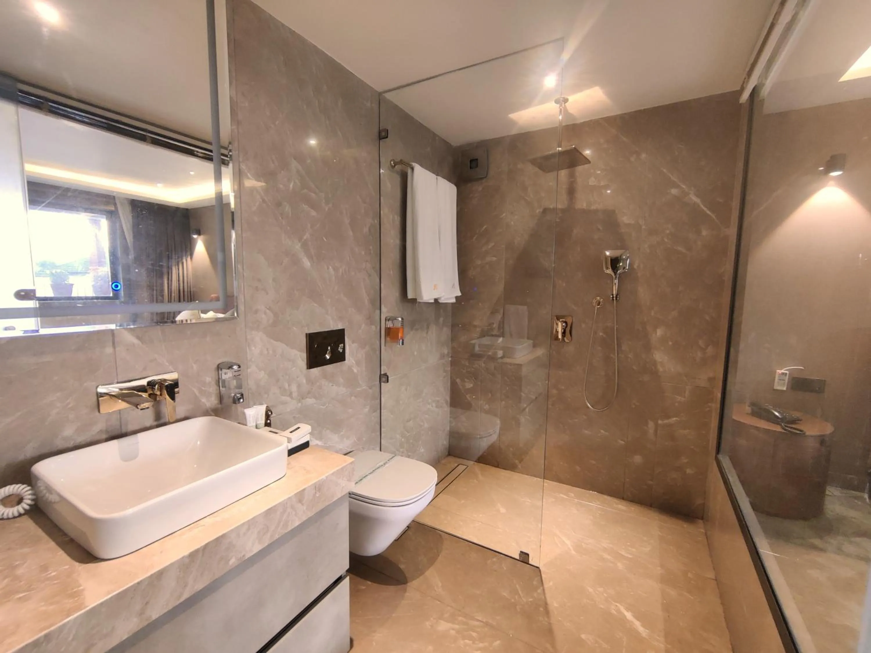 Shower in Leela Resort, The Exotic Boutique Hotel - Pure Veg