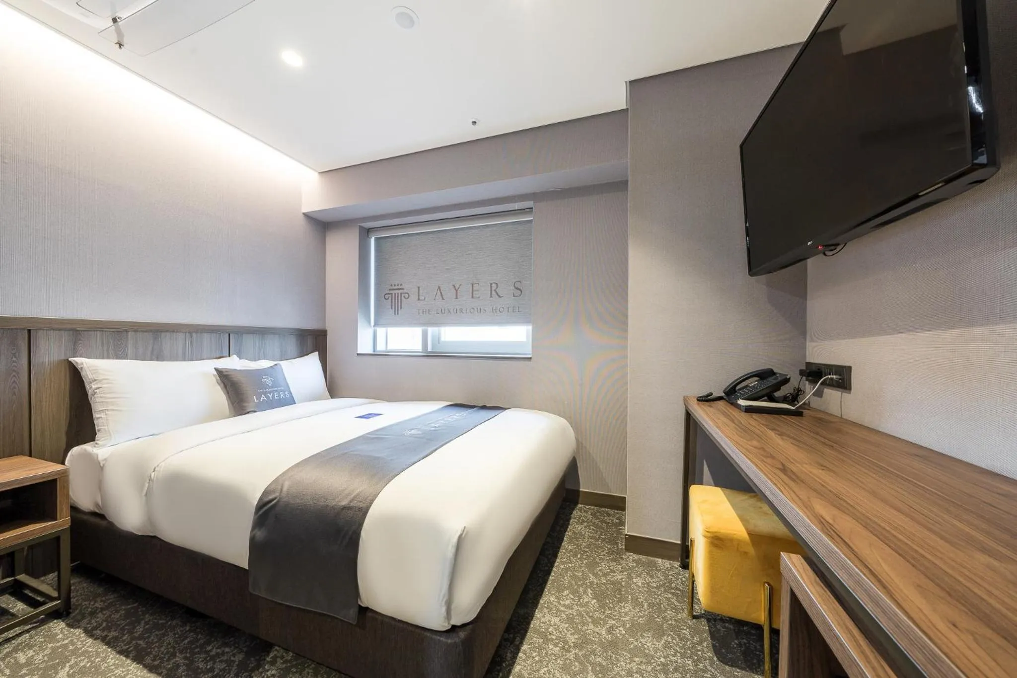 Bed in Layers Hotel Busan Hadan