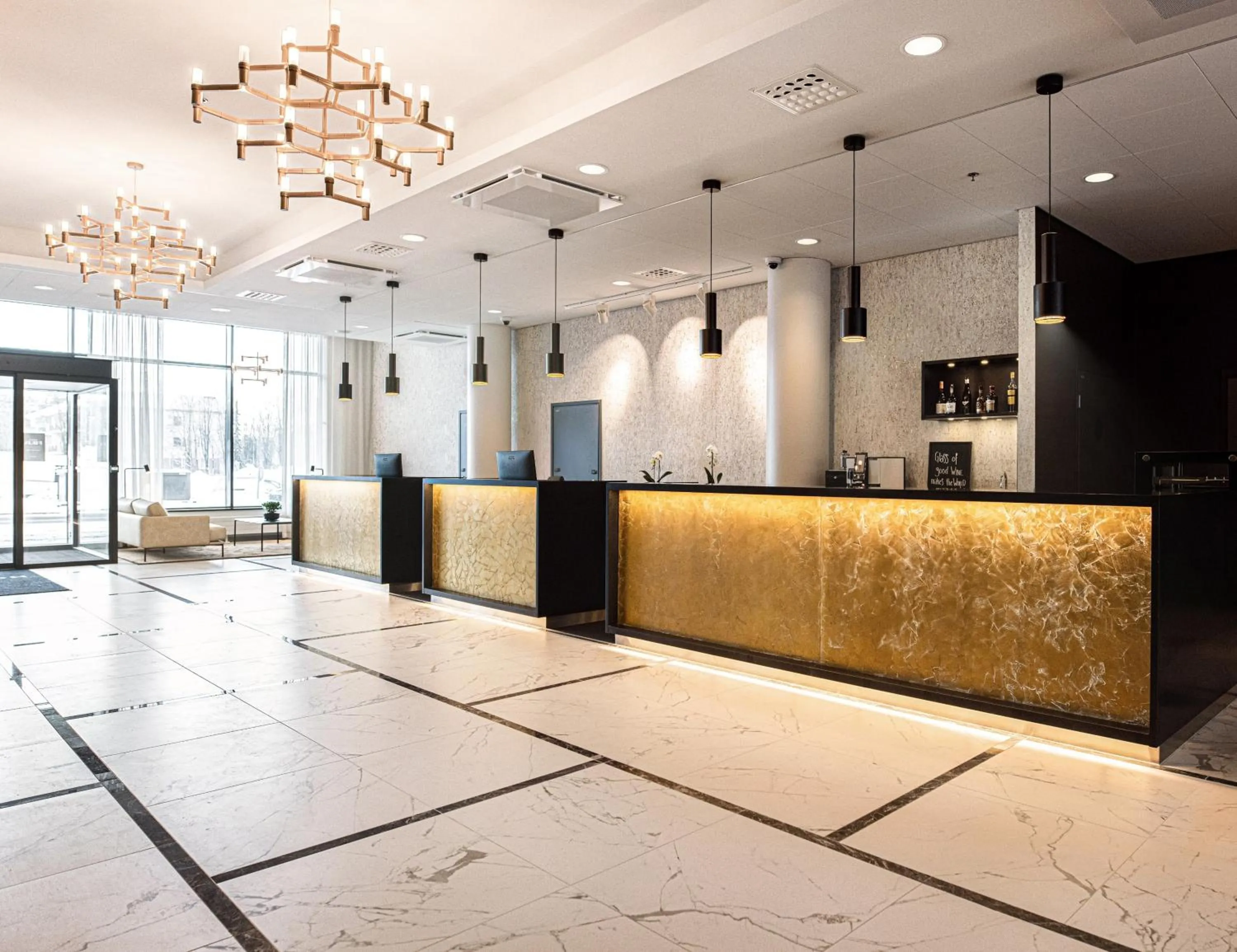 Lobby or reception in Hotel Matts