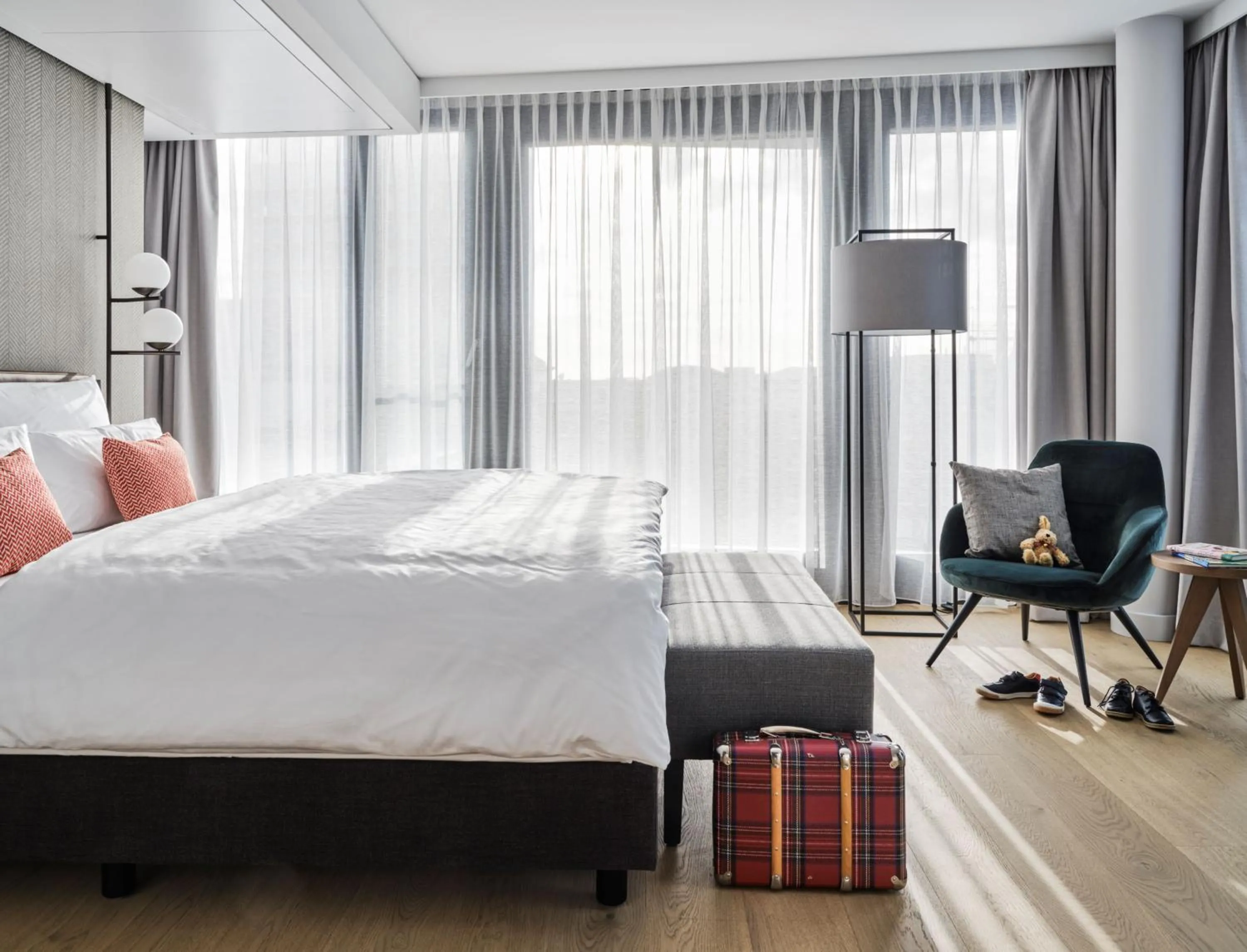 Bed in ATLANTIC Hotel Münster